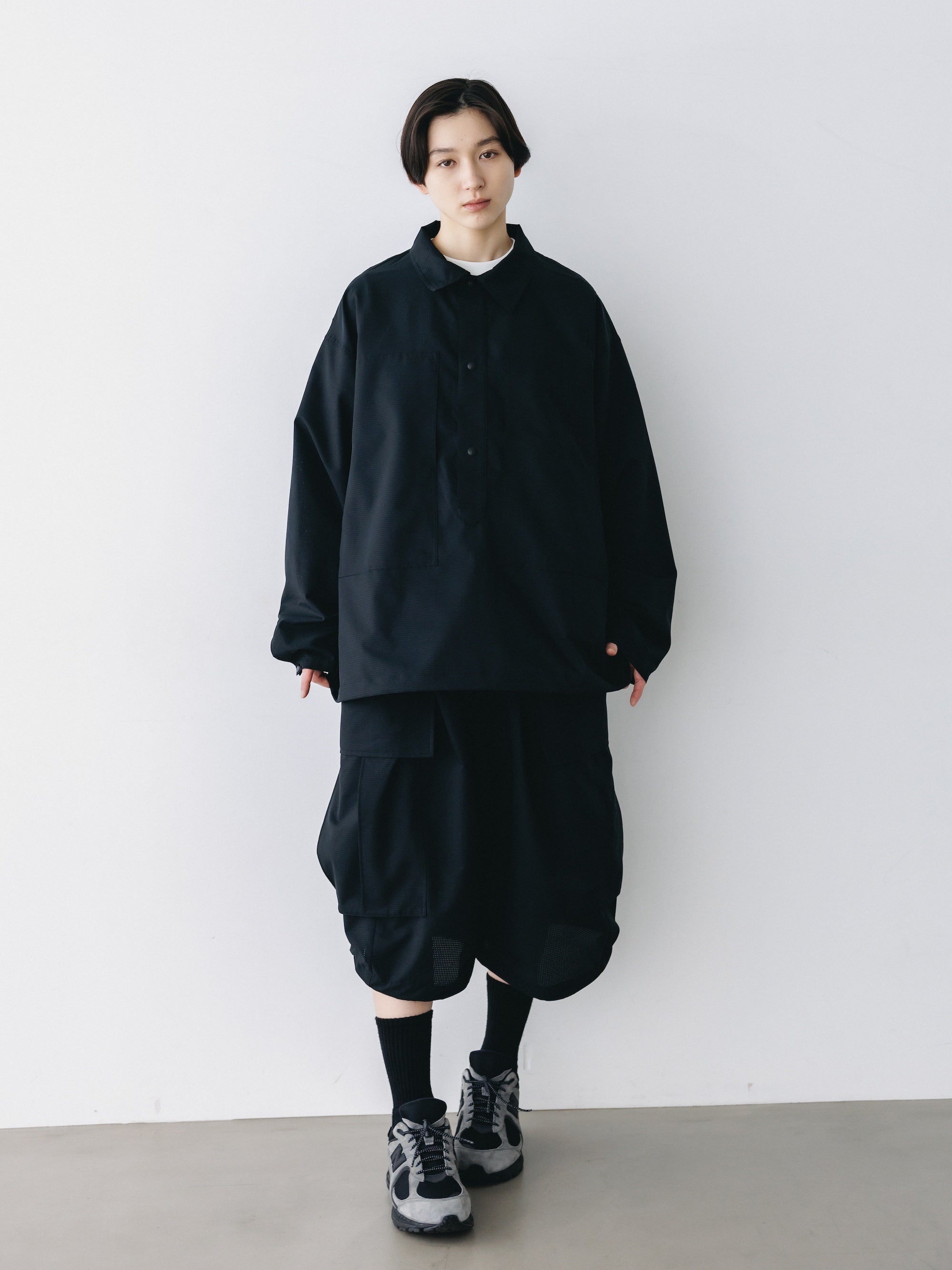 【4.11 SAT 20:00- IN STOCK】COOLDOTS® M-35 PULLOVER JACKET (BLACK)