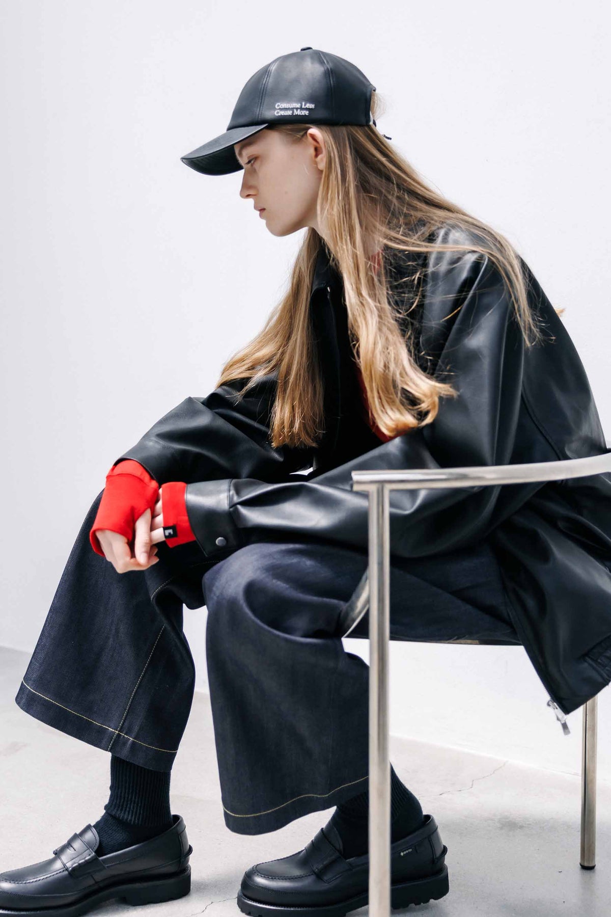 【9.16 WED 20:00- IN STOCK】SYNTHETIC SKIN-TEX CITY UNIFORM UTILITY JACKET(BLACK)