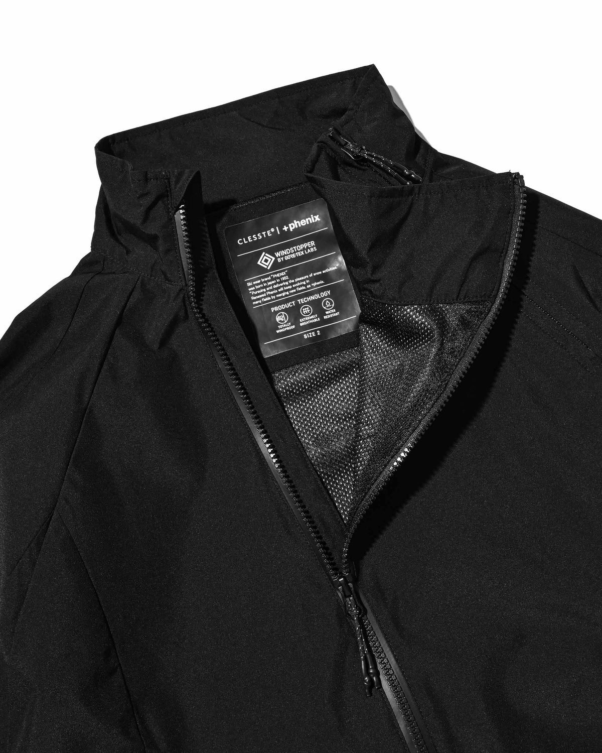 【9.26 SAT 20:00- IN STOCK】+phenix WINDSTOPPER® by GORE-TEX LABS CITY SIDEWINDER JACKET (BLACK)