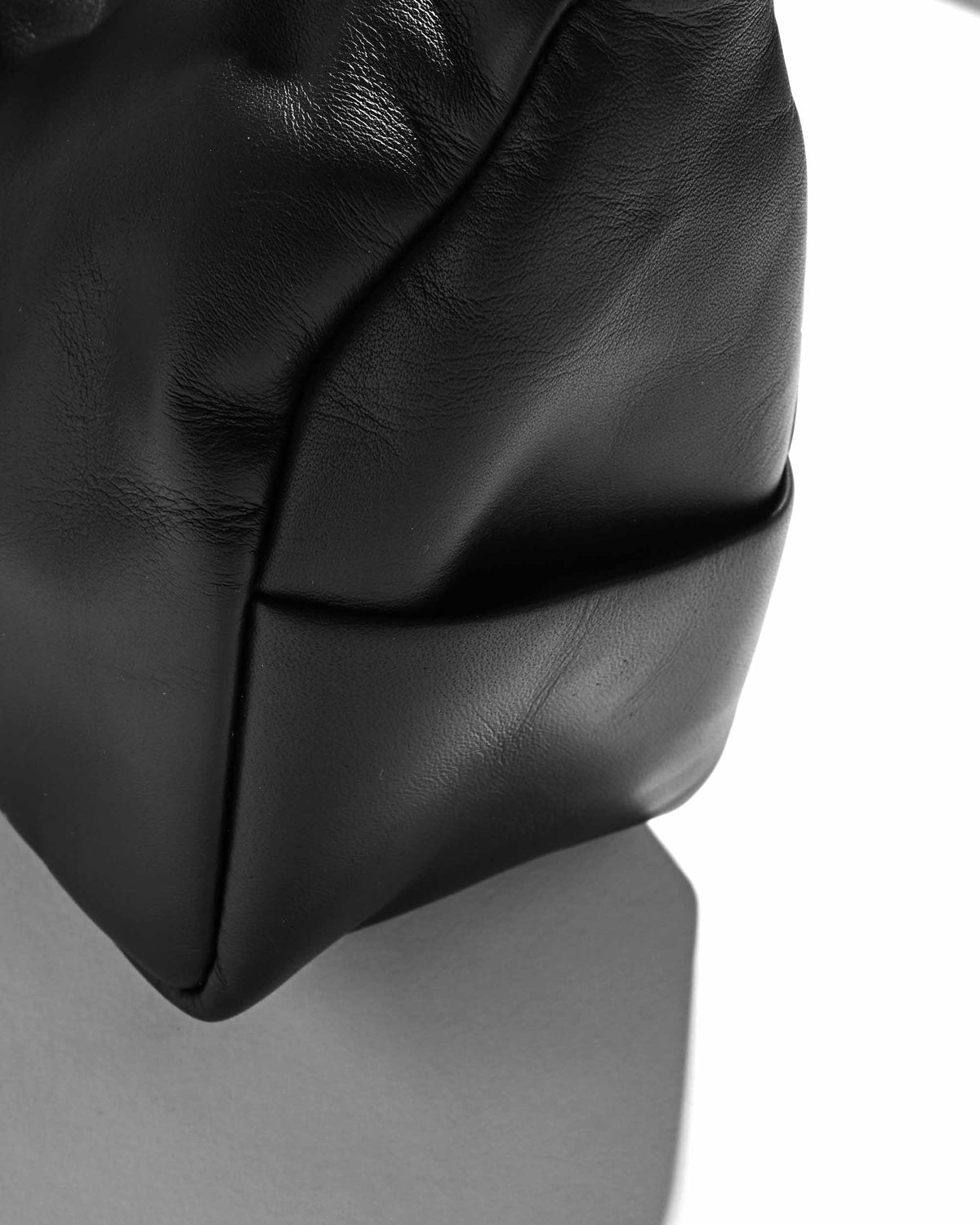 LEATHER DAYOFF BAG MINI (BLACK)