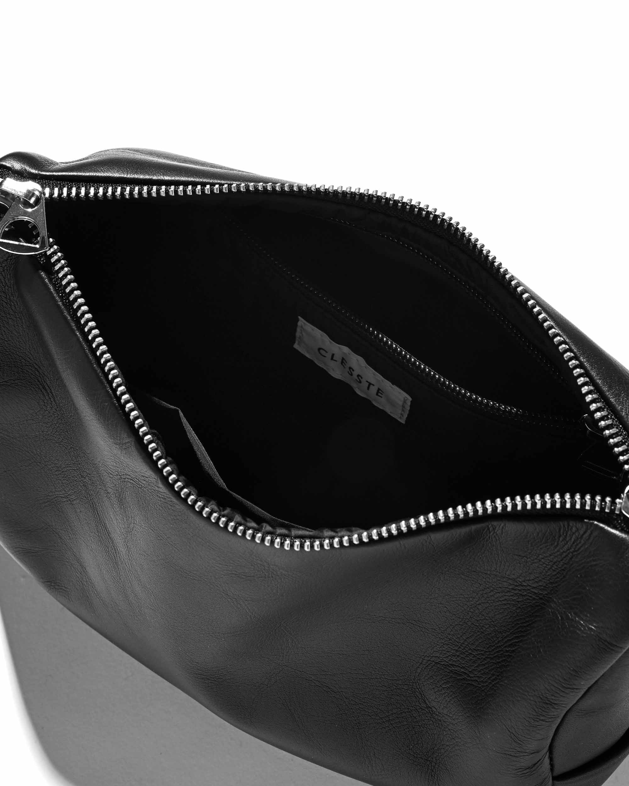 LEATHER DAYOFF BAG MINI (BLACK)