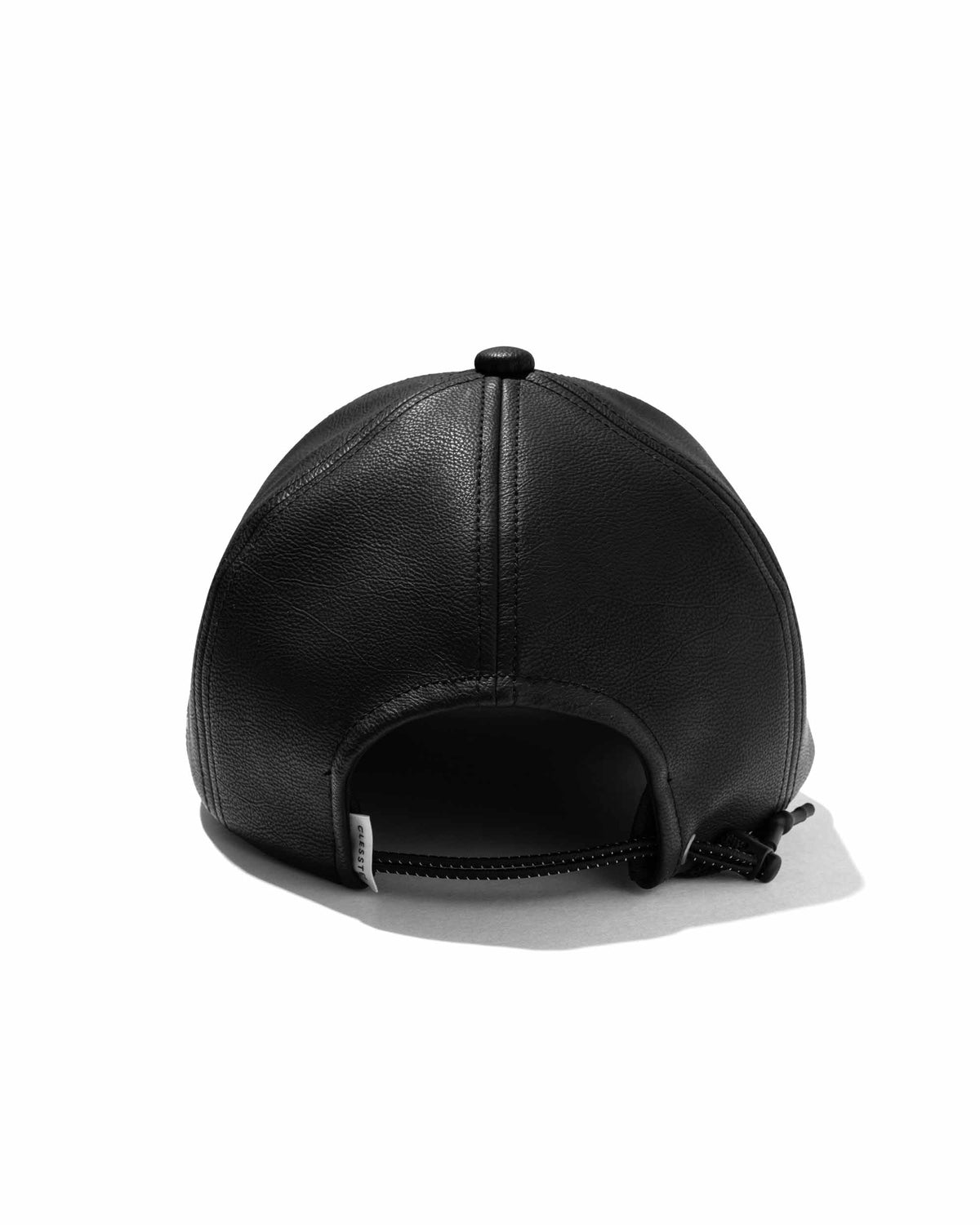 【9.16 WED 20:00- IN STOCK】"C"SYNTHETIC SKIN-TEX CITY CAP (BLACK)