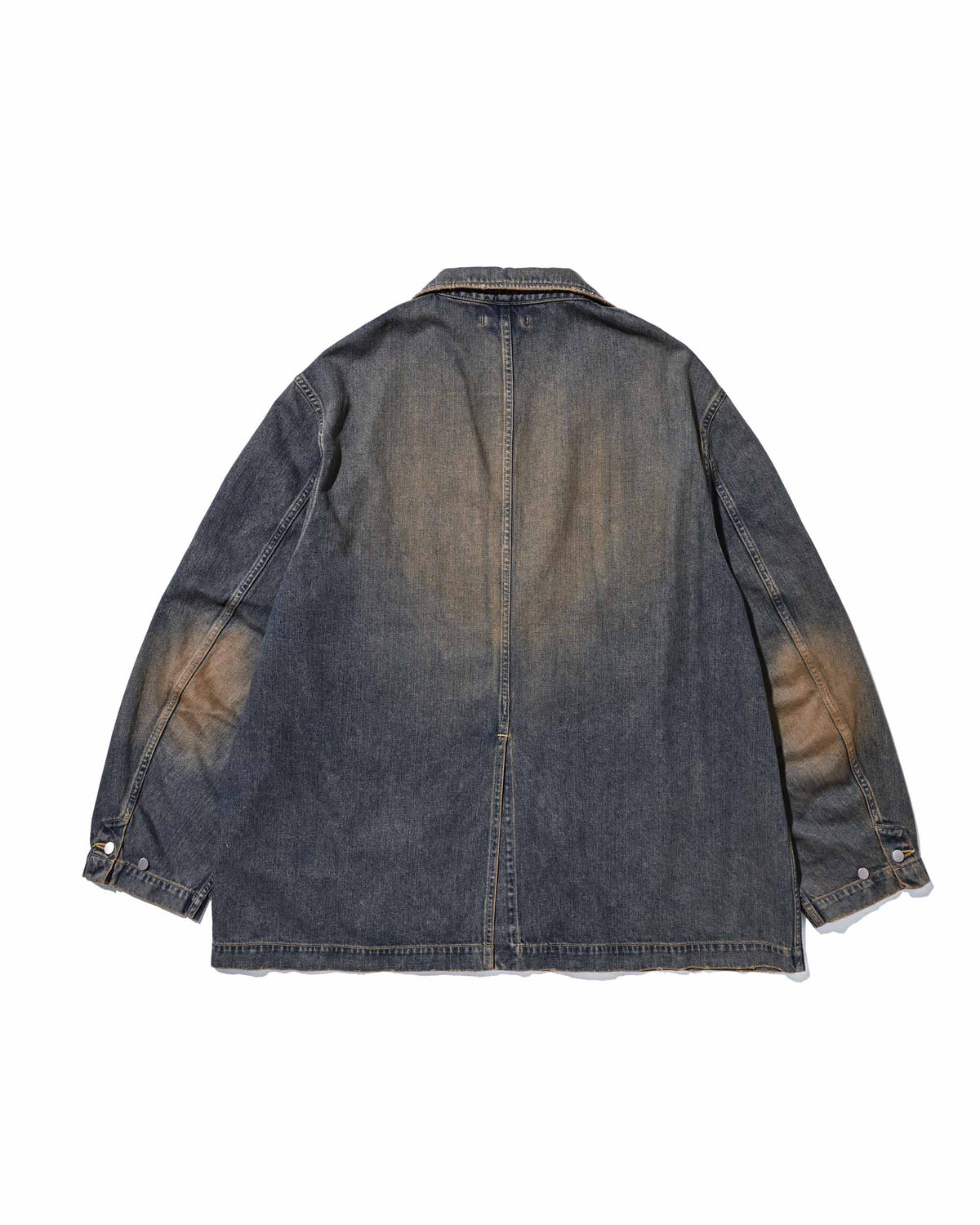 【9.19 SAT 20:00- IN STOCK】VINTAGE DYED SELVEDGE DENIM CITY WORKER TAILORED JACKET (VINTAGE BEIGE)
