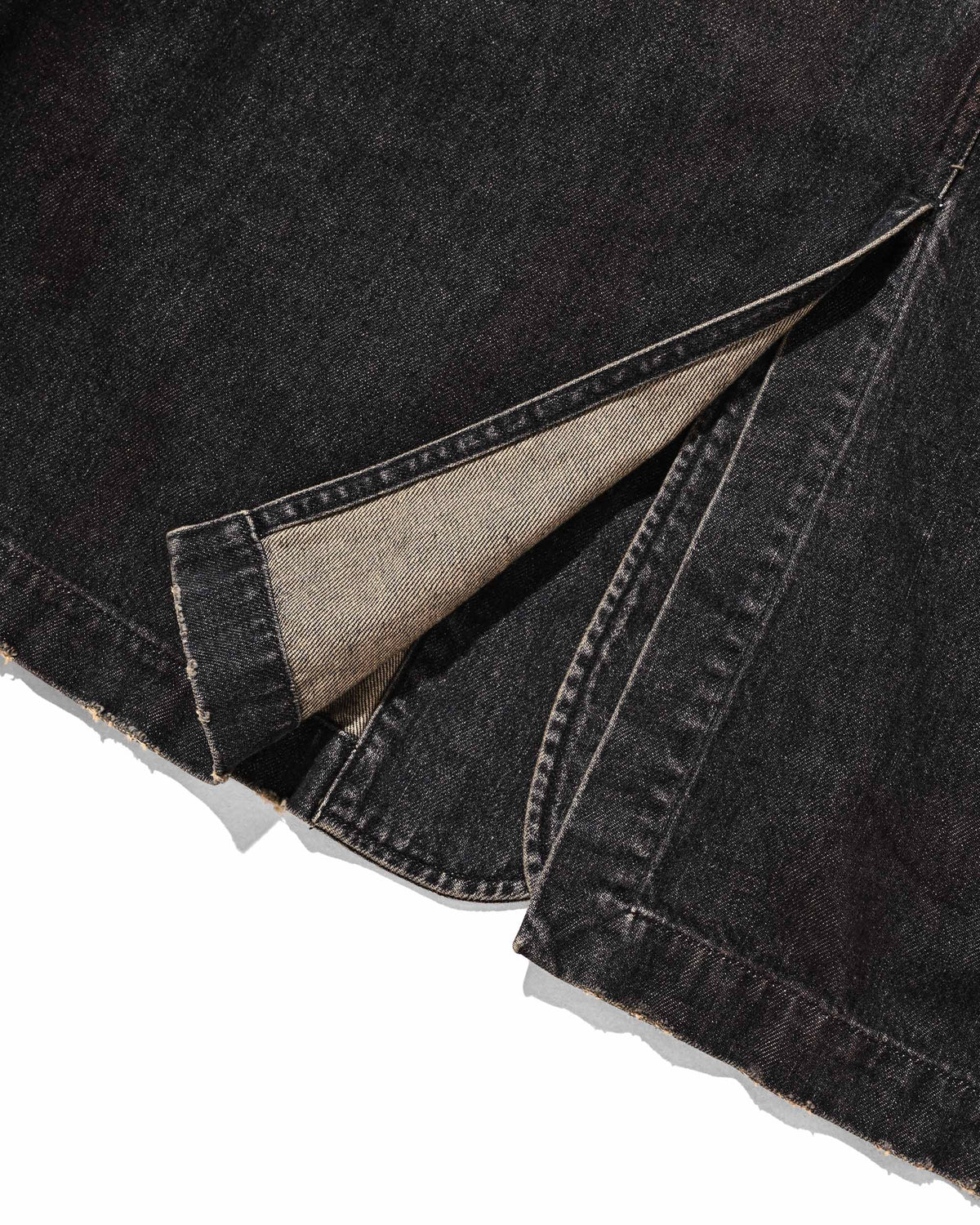 【9.19 SAT 20:00- IN STOCK】VINTAGE DYED SELVEDGE DENIM CITY WORKER TAILORED JACKET (VINTAGE BLACK)