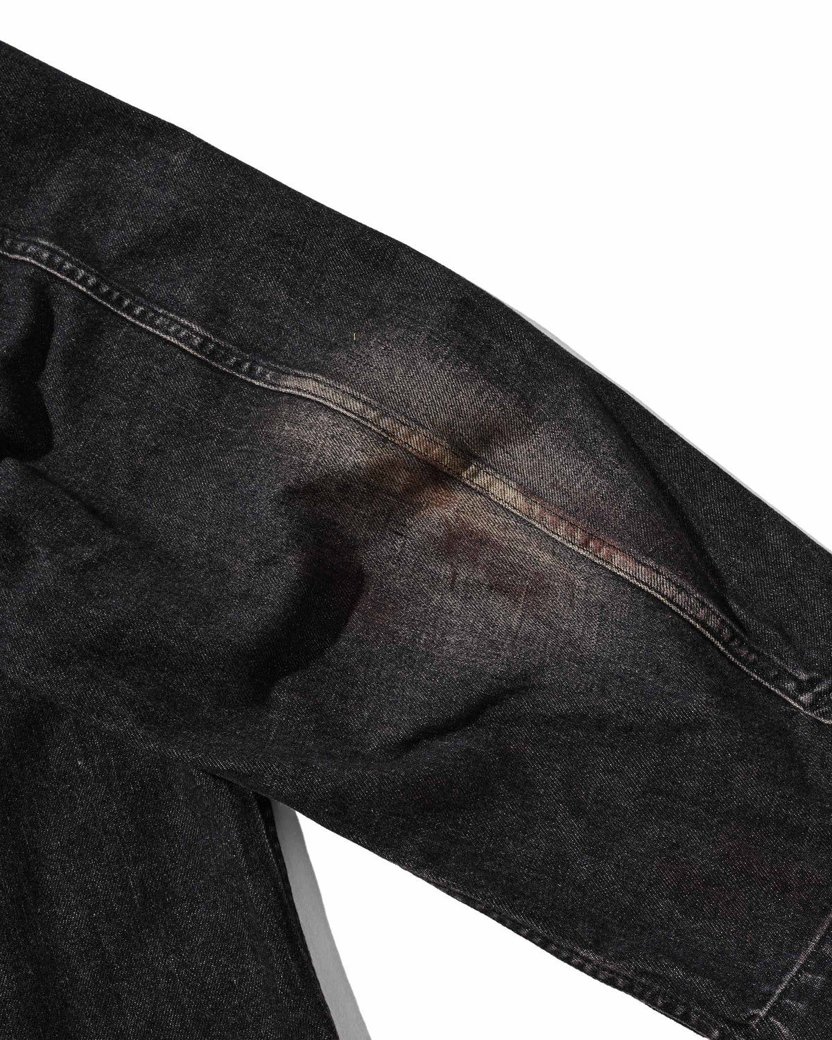 【9.19 SAT 20:00- IN STOCK】VINTAGE DYED SELVEDGE DENIM CITY WORKER TAILORED JACKET (VINTAGE BLACK)