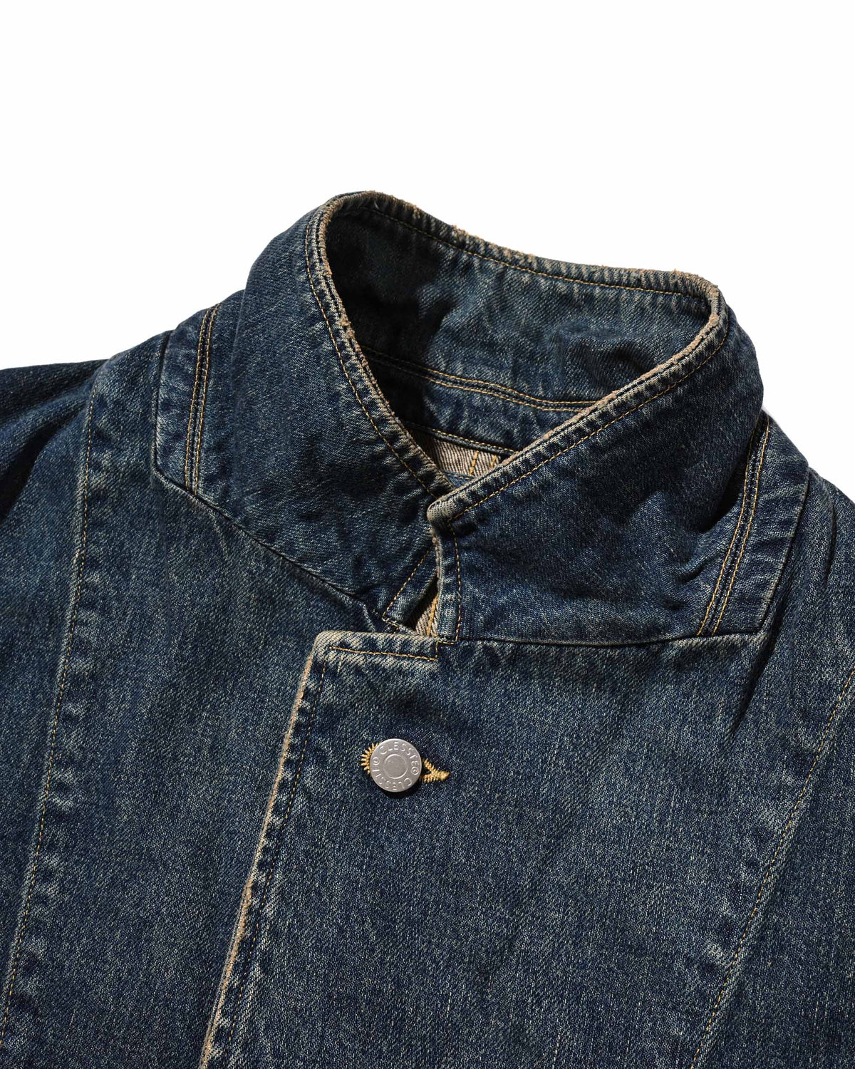 【9.19 SAT 20:00- IN STOCK】VINTAGE DYED SELVEDGE DENIM CITY WORKER TAILORED JACKET (VINTAGE INDIGO)