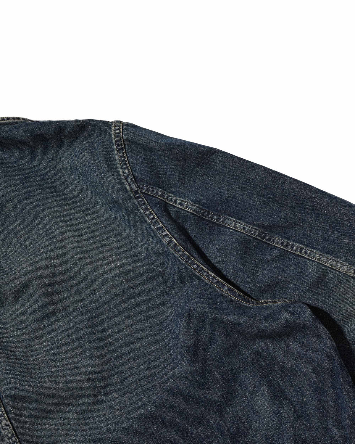 【9.19 SAT 20:00- IN STOCK】VINTAGE DYED SELVEDGE DENIM CITY WORKER TAILORED JACKET (VINTAGE INDIGO)