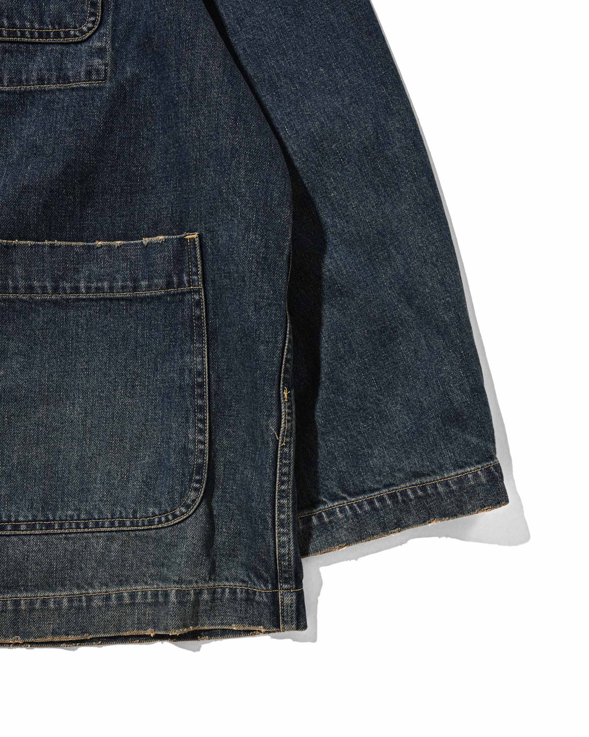 【9.19 SAT 20:00- IN STOCK】VINTAGE DYED SELVEDGE DENIM CITY WORKER TAILORED JACKET (VINTAGE INDIGO)