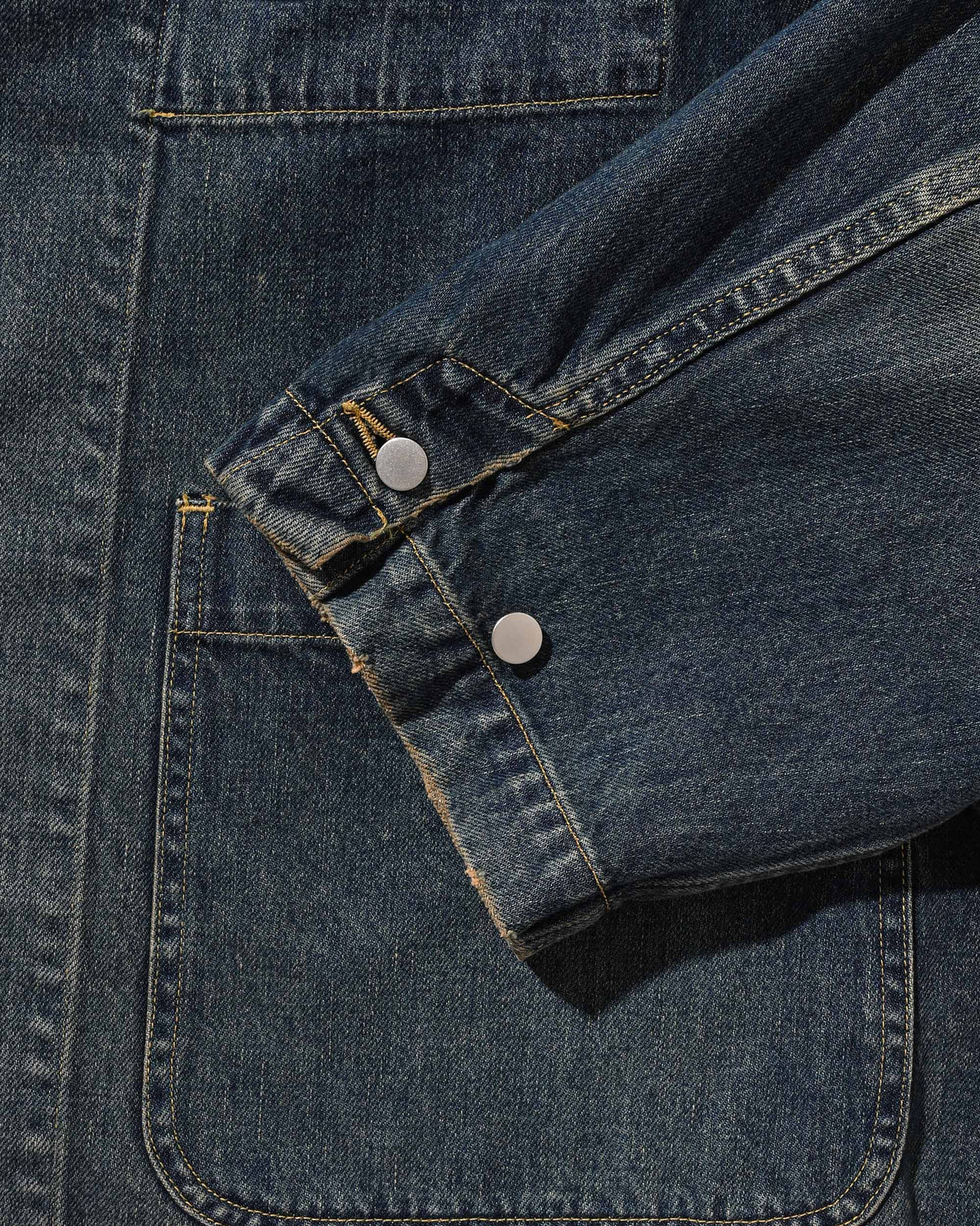 【9.19 SAT 20:00- IN STOCK】VINTAGE DYED SELVEDGE DENIM CITY WORKER TAILORED JACKET (VINTAGE INDIGO)