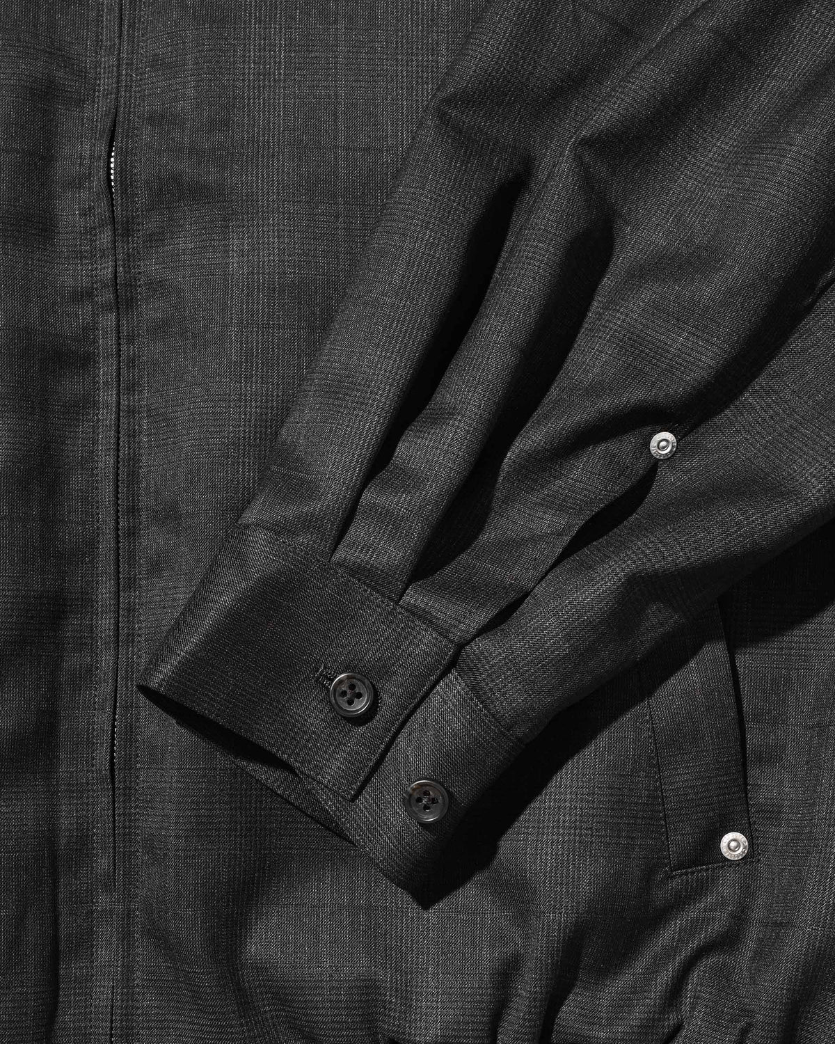 【9.30 WED 20:00- IN STOCK】WOOL GLEN PLAID CITY UTILITY JACKET (GRAY)