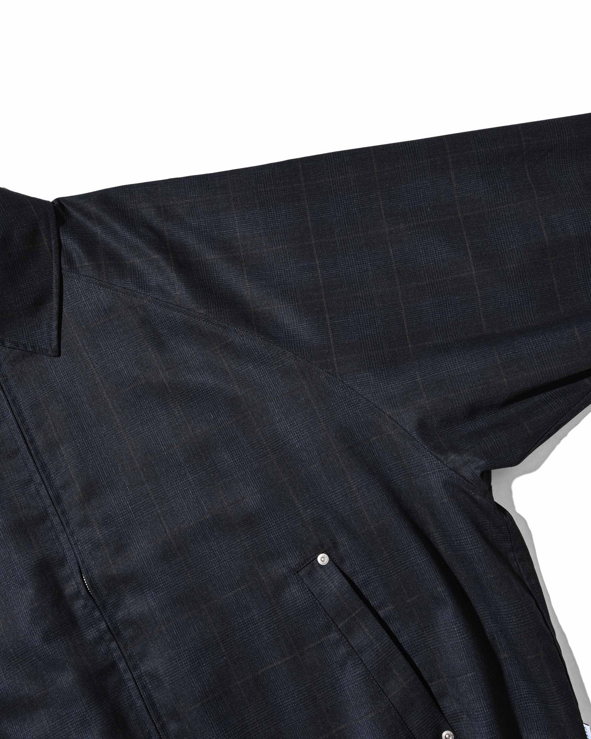 【9.30 WED 20:00- IN STOCK】WOOL GLEN PLAID CITY UTILITY JACKET (NAVY)
