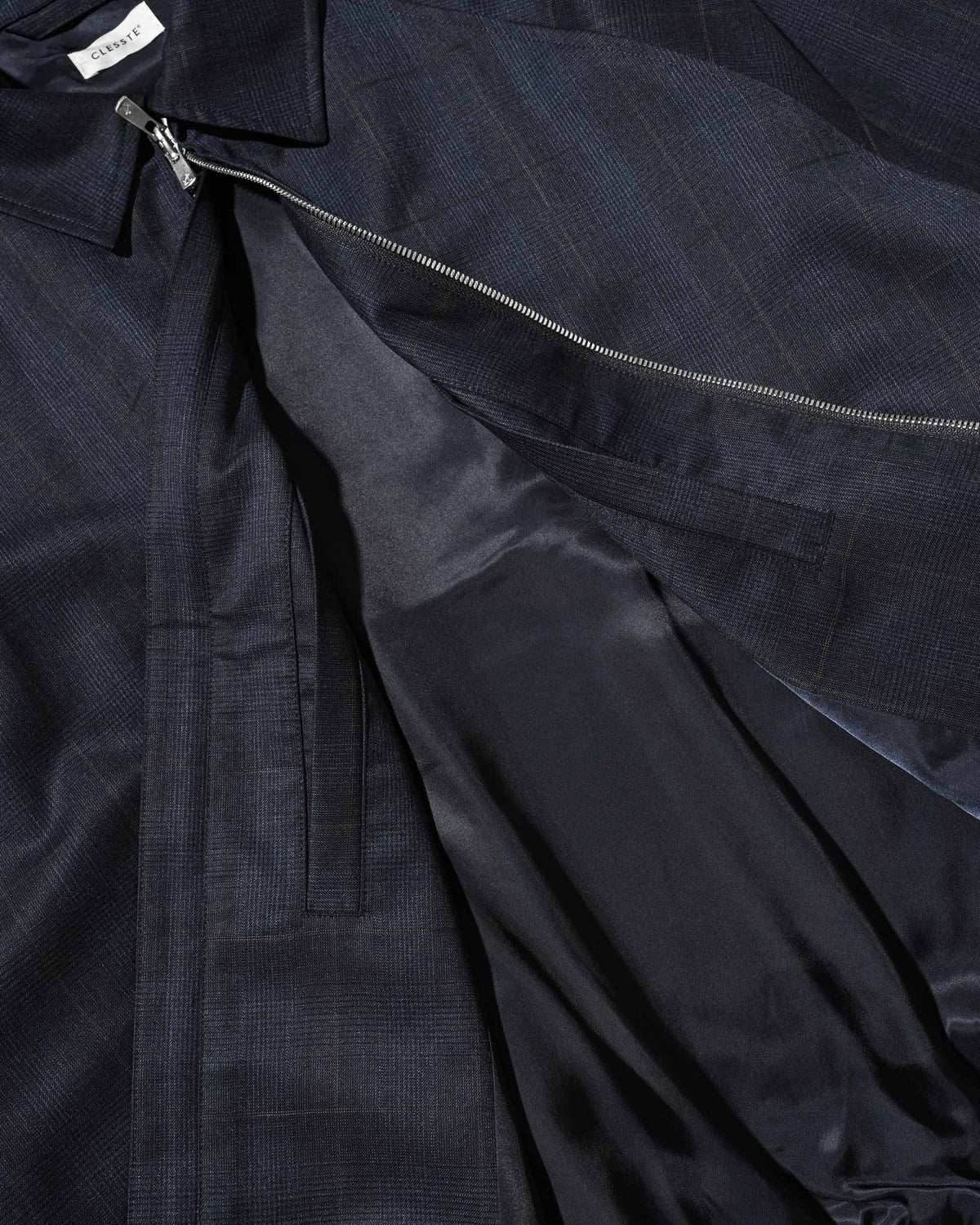 【9.30 WED 20:00- IN STOCK】WOOL GLEN PLAID CITY UTILITY JACKET (NAVY)