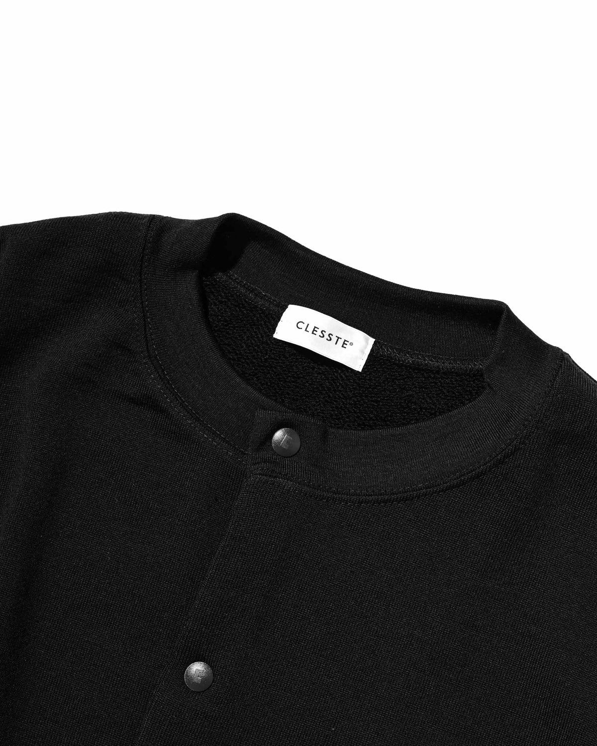 【10.14 WED 20:00- IN STOCK】 WOOL SWEAT CREW NECK CARDIGAN (BLACK)