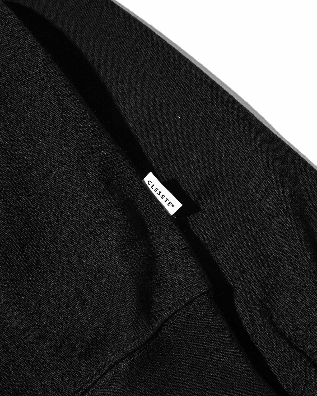 【10.14 WED 20:00- IN STOCK】 WOOL SWEAT CREW NECK CARDIGAN (BLACK)