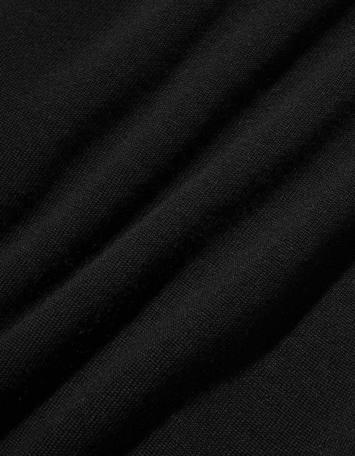 【10.14 WED 20:00- IN STOCK】 WOOL SWEAT CREW NECK CARDIGAN (BLACK)