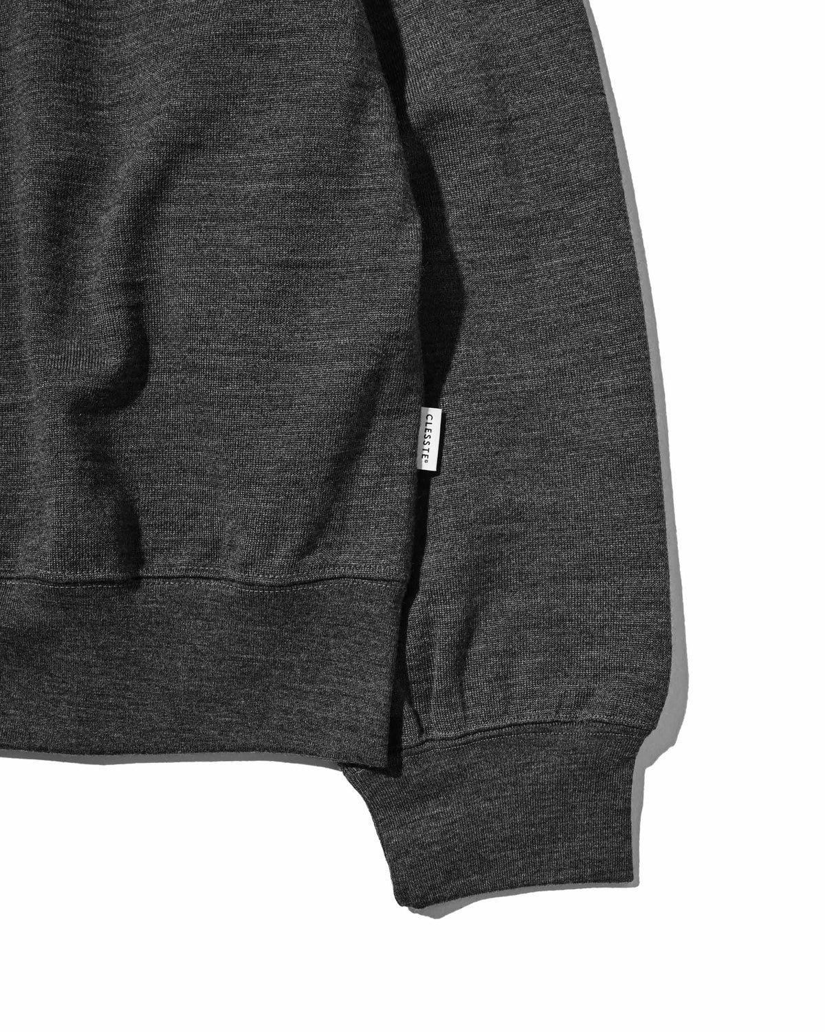【10.14 WED 20:00- IN STOCK】 WOOL SWEAT CREW NECK CARDIGAN (GRAY)