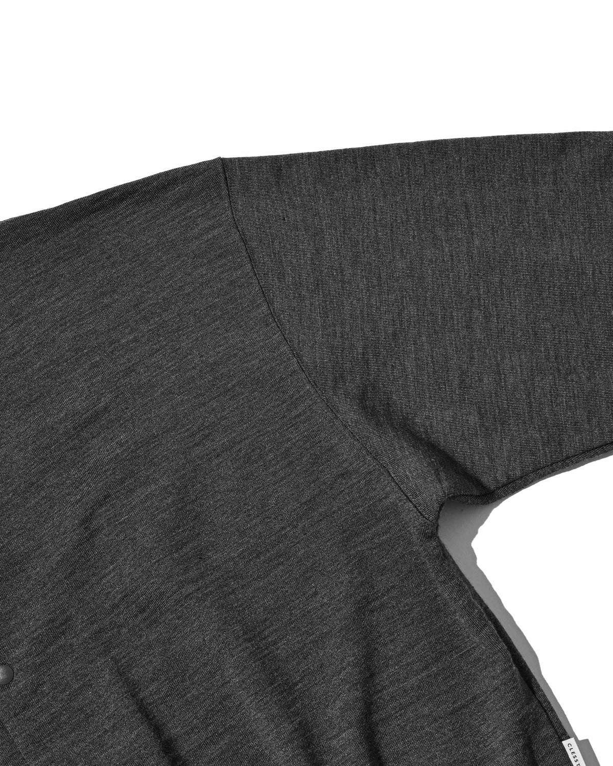 【10.14 WED 20:00- IN STOCK】 WOOL SWEAT CREW NECK CARDIGAN (GRAY)