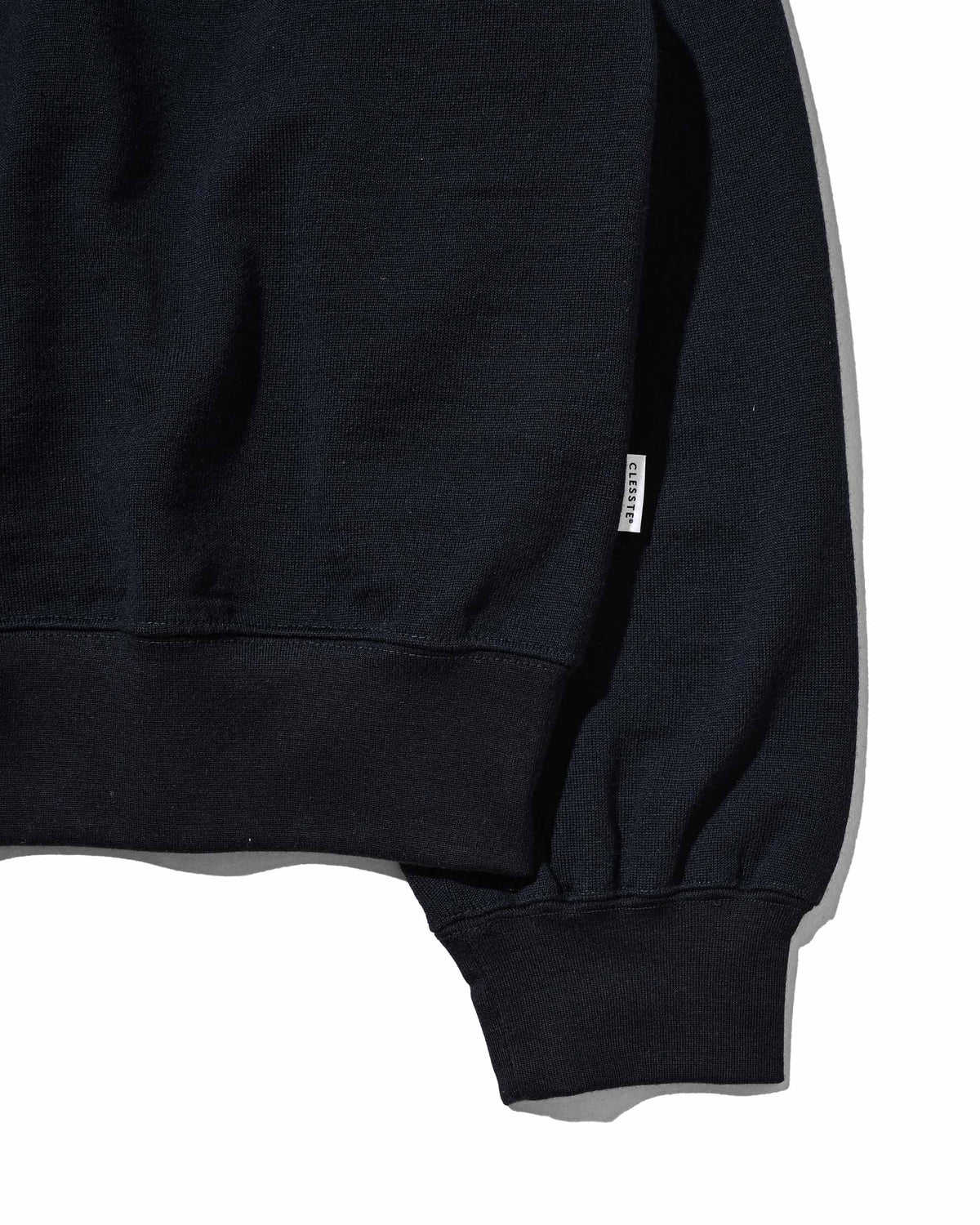 【10.14 WED 20:00- IN STOCK】 WOOL SWEAT CREW NECK CARDIGAN (NAVY)