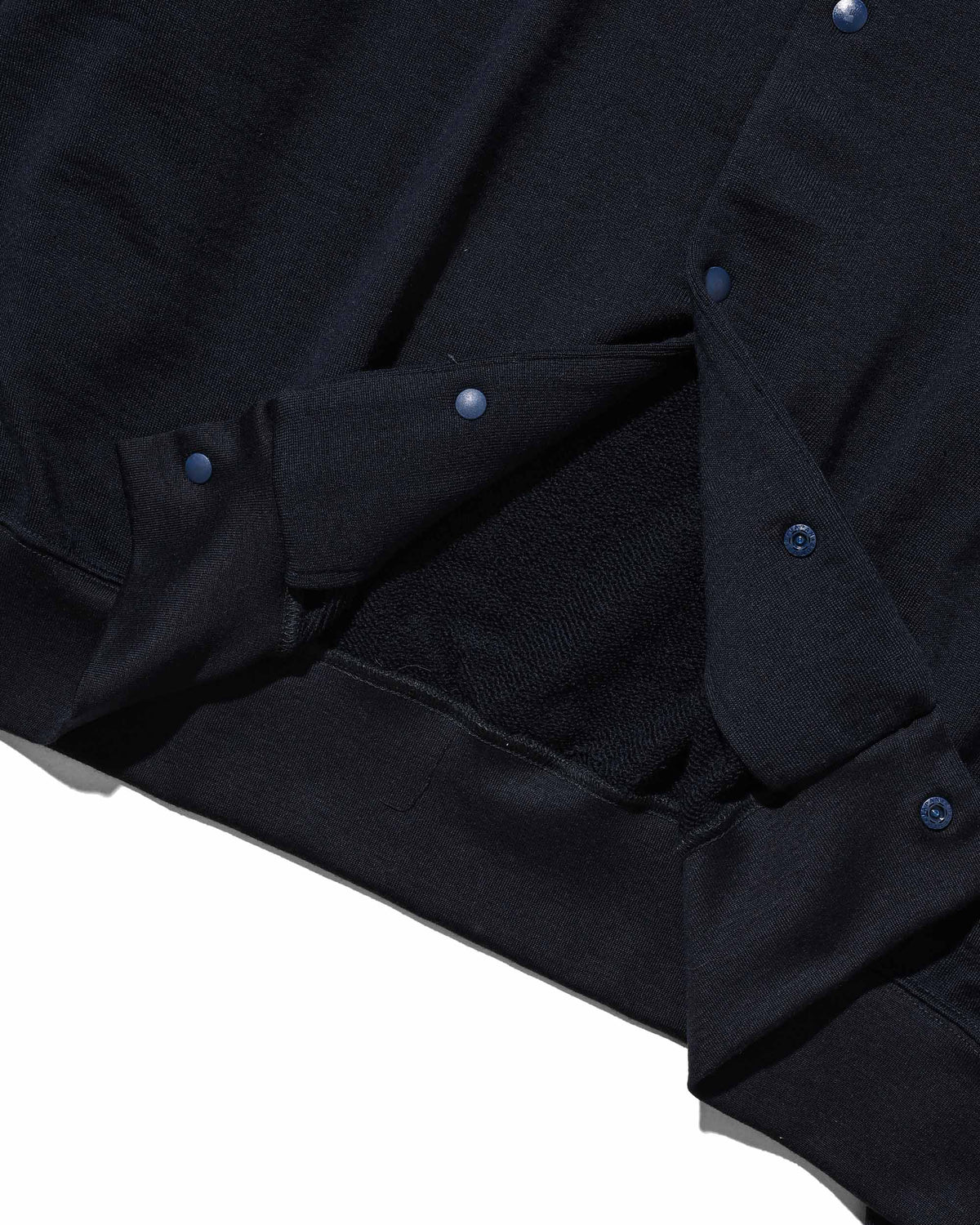 【10.14 WED 20:00- IN STOCK】 WOOL SWEAT CREW NECK CARDIGAN (NAVY)