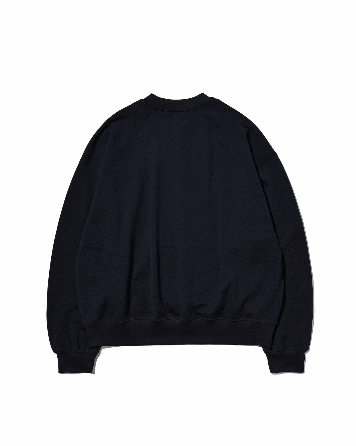 【10.14 WED 20:00- IN STOCK】 WOOL SWEAT CREW NECK CARDIGAN (NAVY)