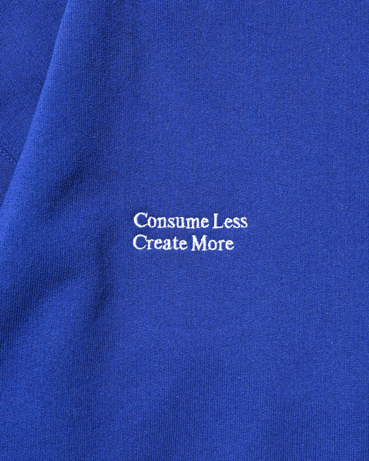 【9.23 WED 20:00- IN STOCK】"C×CONCEPT" SWEATSHIRT WITH DRAWSTRINGS (BLUE)