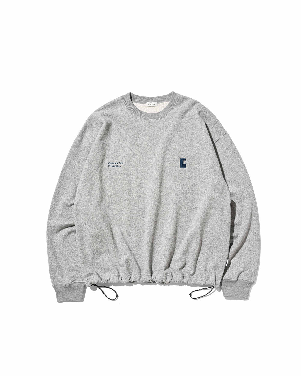 【9.23 WED 20:00- IN STOCK】"C×CONCEPT" SWEATSHIRT WITH DRAWSTRINGS (GRAY)