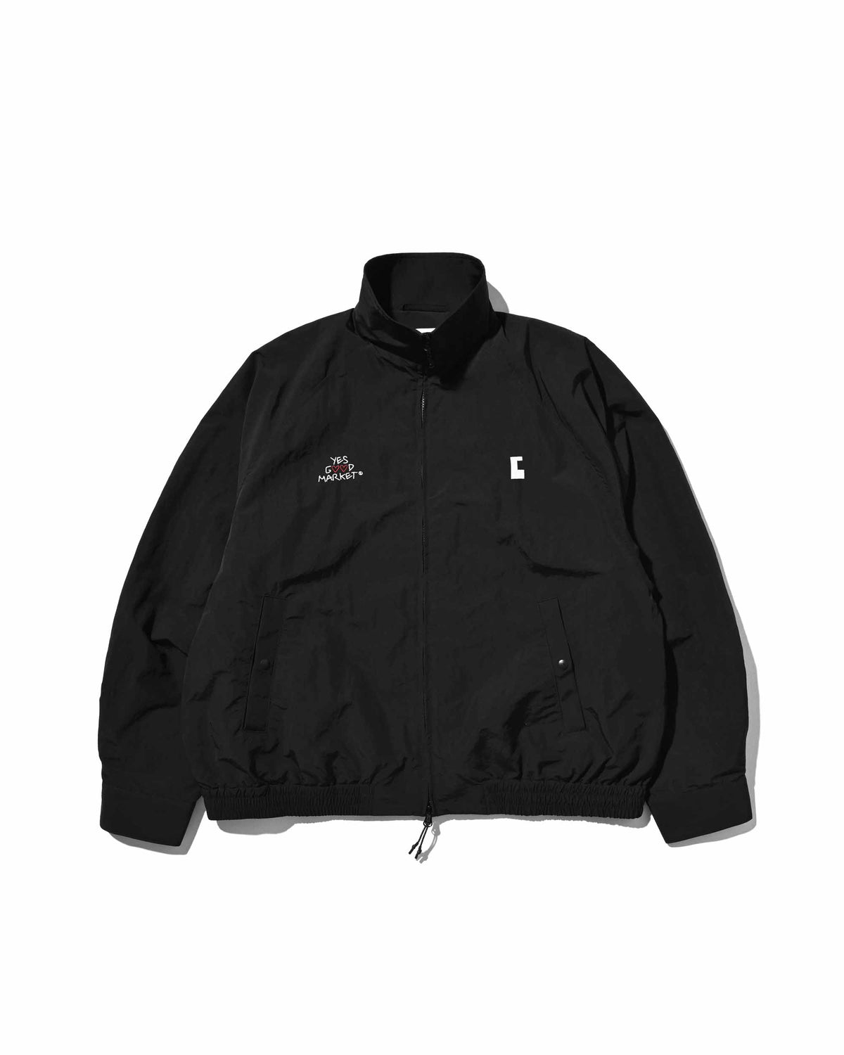 【10.4 SUN 20:00- IN STOCK】【LIMITED】 “YES G♡♡D MARKET" ACTIVE CITY UNIFORM UTILITY JACKET (BLACK)