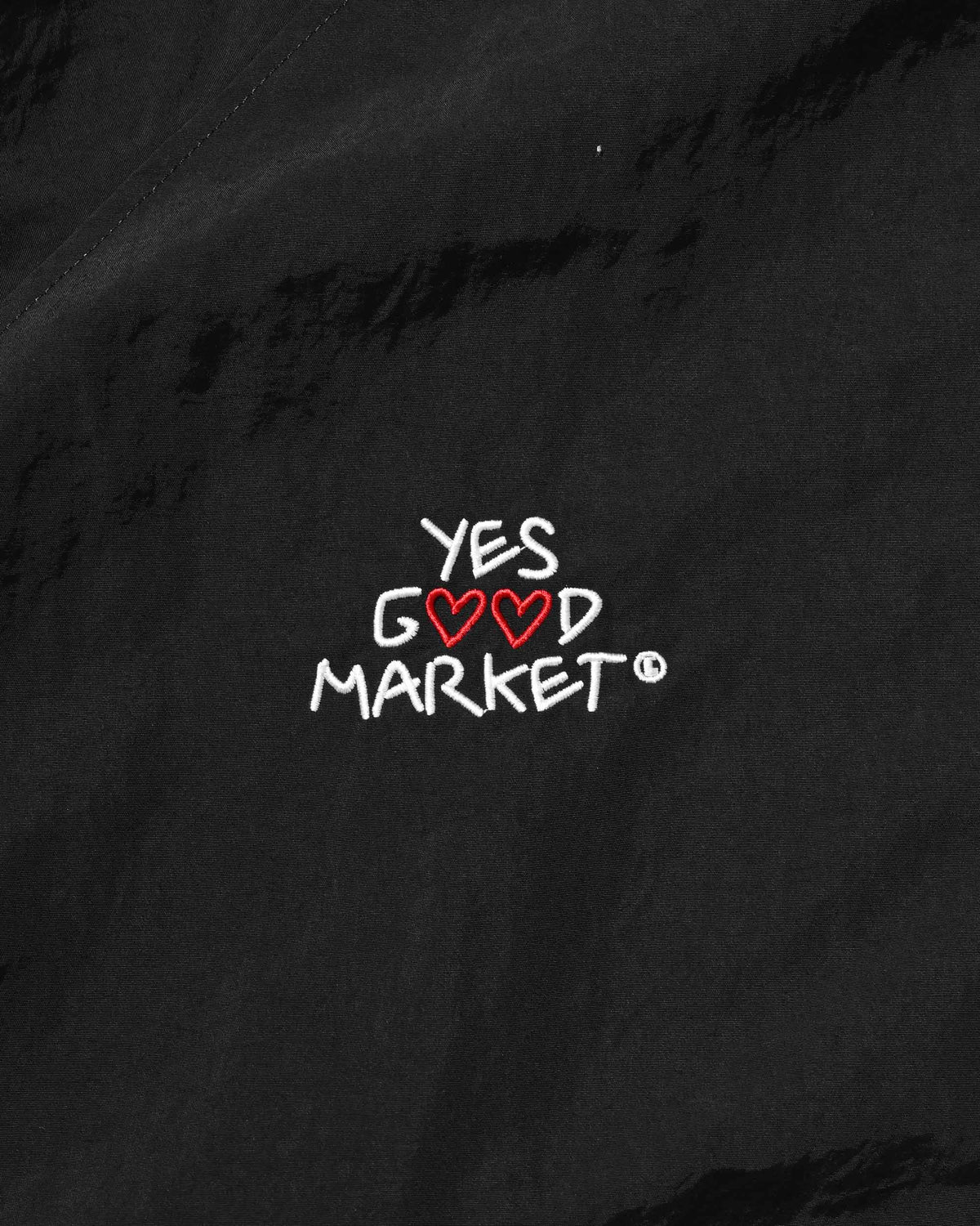 【10.4 SUN 20:00- IN STOCK】【LIMITED】 “YES G♡♡D MARKET" ACTIVE CITY UNIFORM UTILITY JACKET (BLACK)