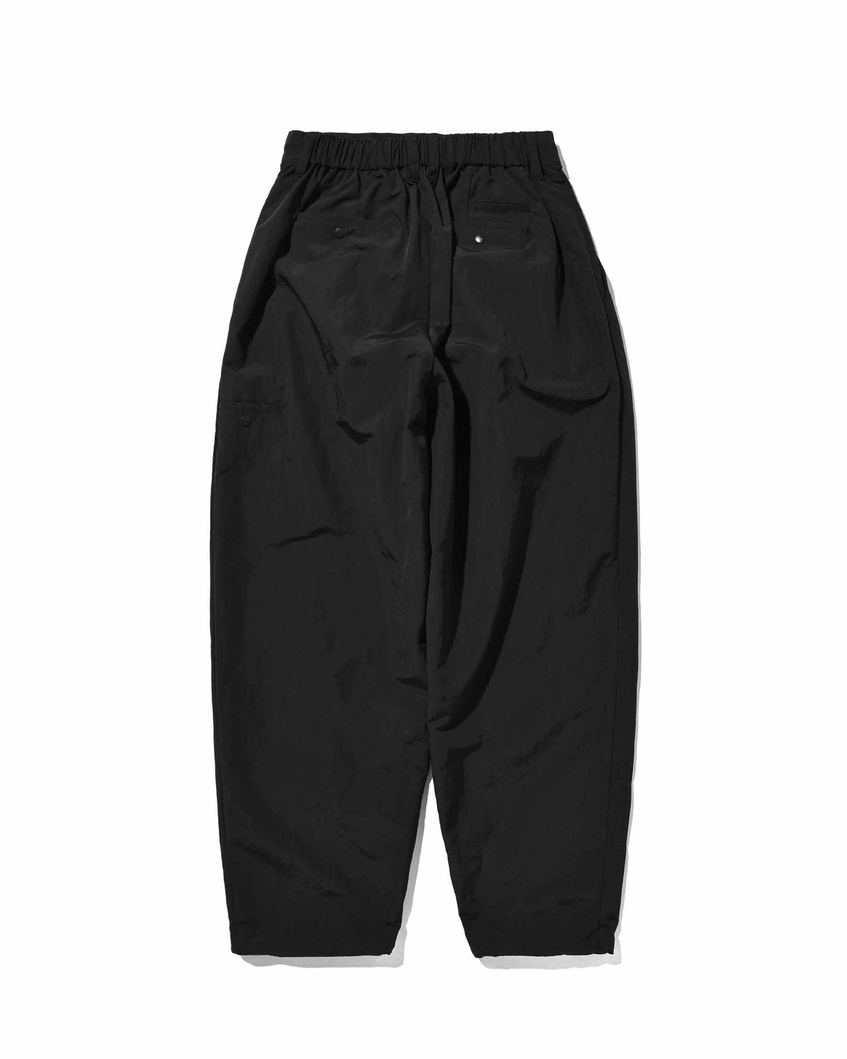 【10.4 SUN 20:00- IN STOCK】【LIMITED】 “YES G♡♡D MARKET" ACTIVE CITY UNIFORM WIDE TAPERED PANTS (BLACK)