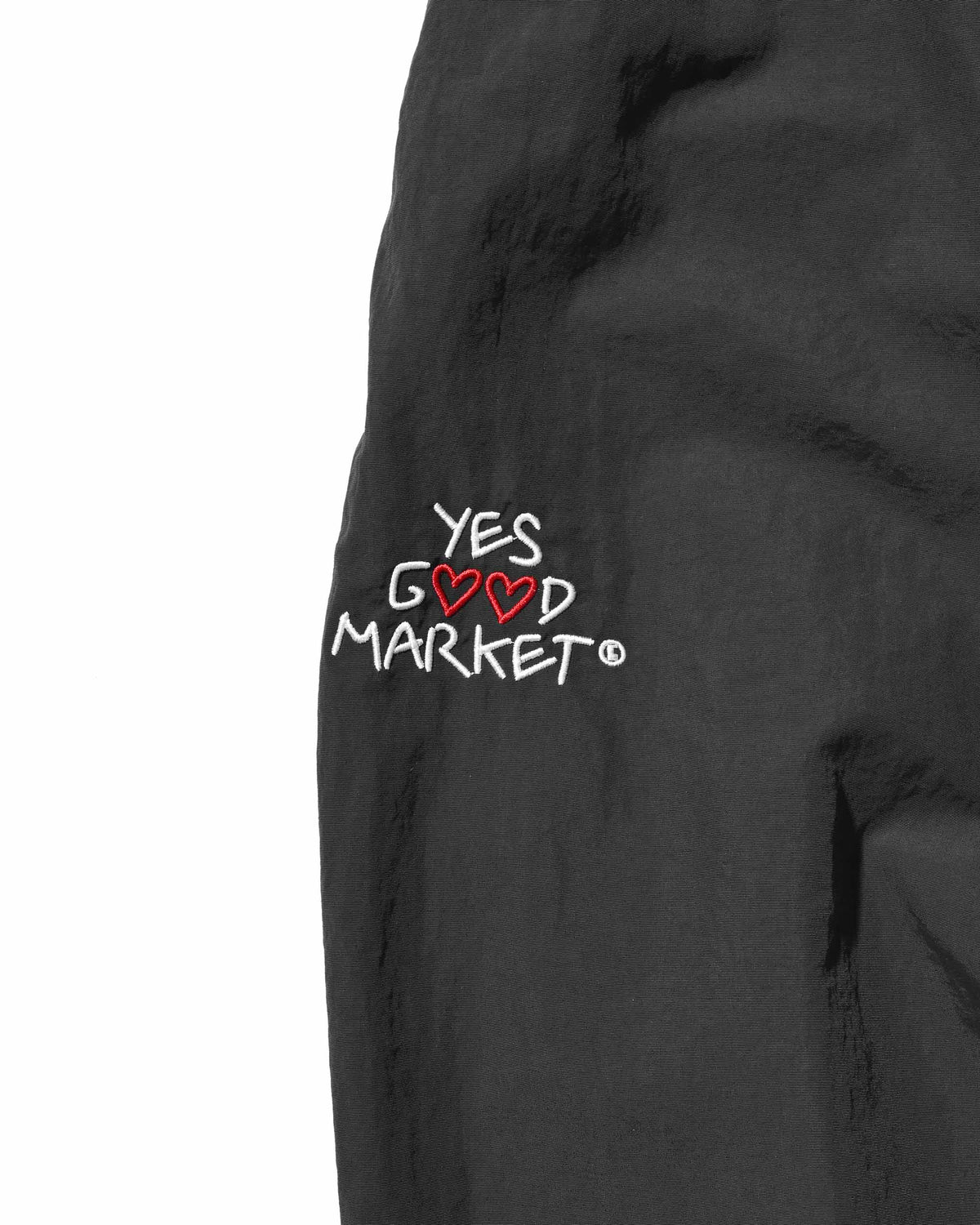【10.4 SUN 20:00- IN STOCK】【LIMITED】 “YES G♡♡D MARKET" ACTIVE CITY UNIFORM WIDE TAPERED PANTS (GRAY)