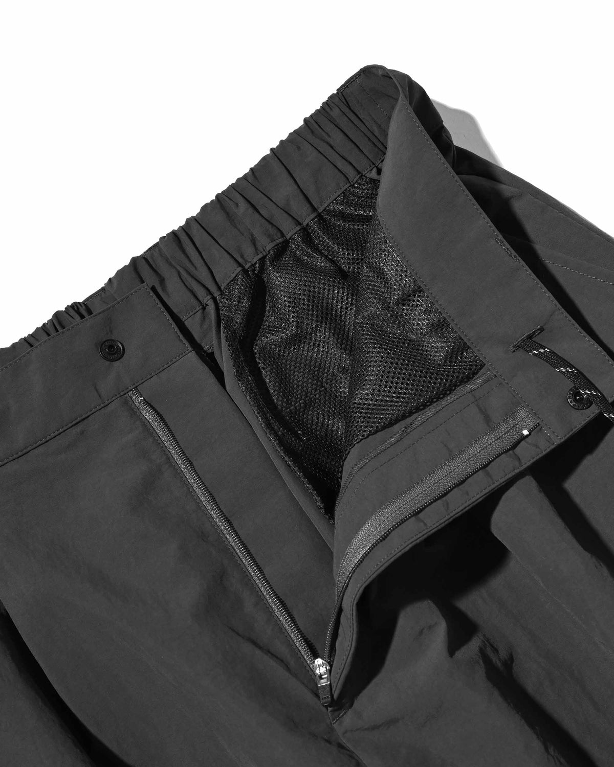 【10.4 SUN 20:00- IN STOCK】【LIMITED】 “YES G♡♡D MARKET" ACTIVE CITY UNIFORM WIDE TAPERED PANTS (GRAY)