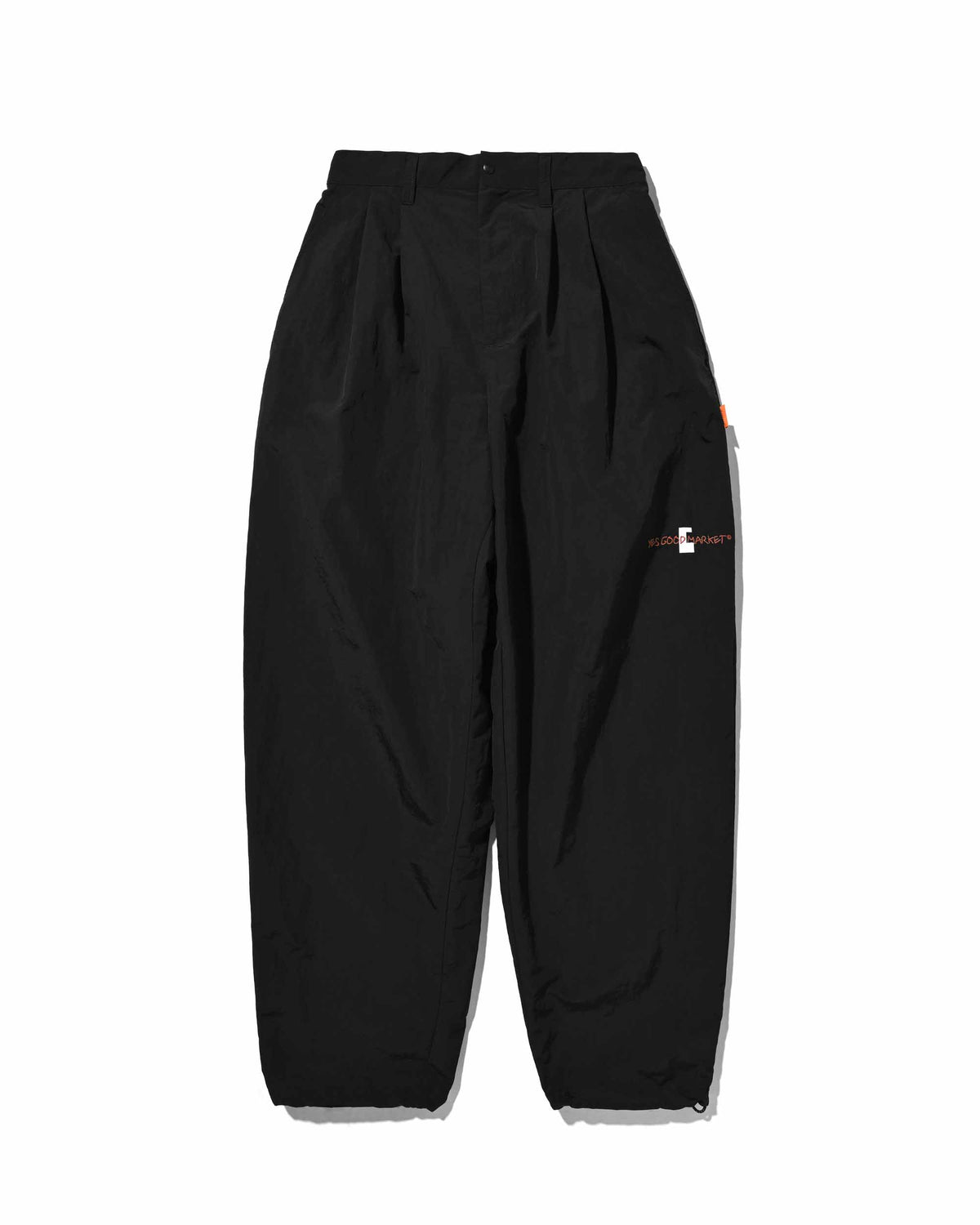 【10.4 SUN 20:00- IN STOCK】【LIMITED】 “C×YES GOOD MARKET" ACTIVE CITY UNIFORM WIDE TAPERED PANTS (BLACK)
