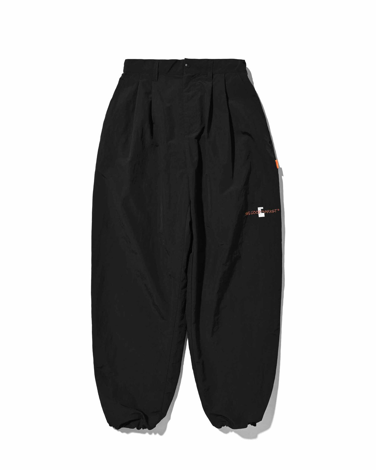 【10.4 SUN 20:00- IN STOCK】【LIMITED】 “C×YES GOOD MARKET" ACTIVE CITY UNIFORM WIDE TAPERED PANTS (BLACK)