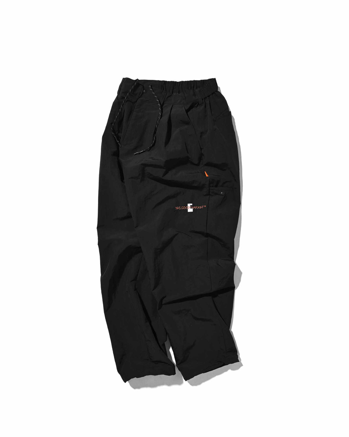 【10.4 SUN 20:00- IN STOCK】【LIMITED】 “C×YES GOOD MARKET" ACTIVE CITY UNIFORM WIDE TAPERED PANTS (BLACK)