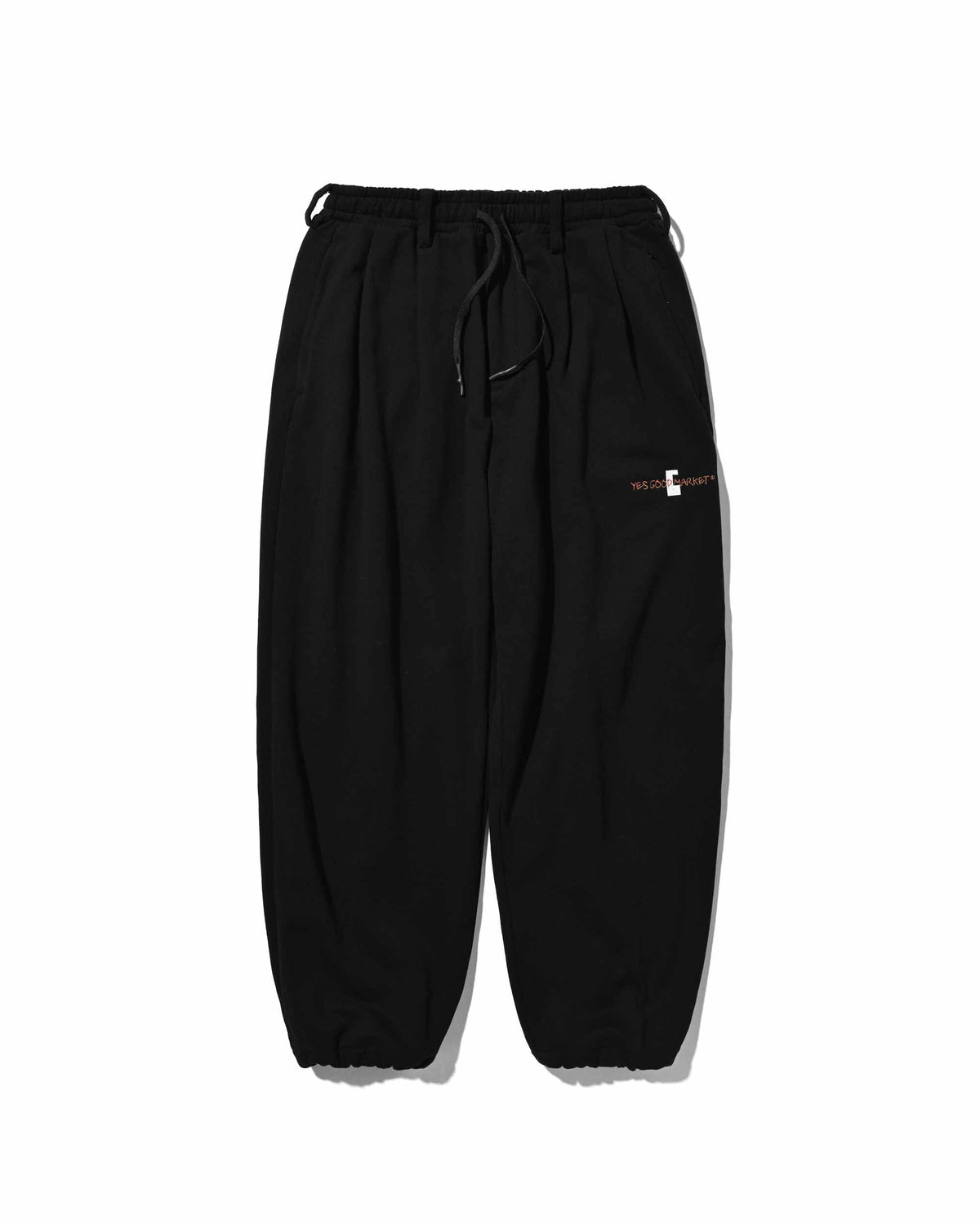 【10.4 SUN 20:00- IN STOCK】【LIMITED】 “C×YES GOOD MARKET" CITY UNIFORM VENTILATION SWEATPANTS (BLACK)