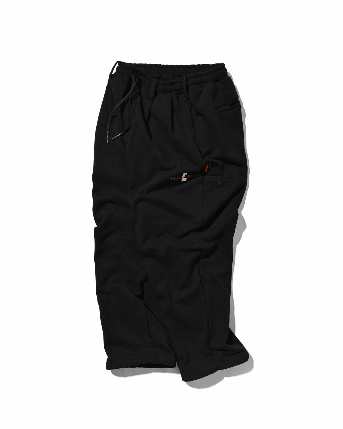 【10.4 SUN 20:00- IN STOCK】【LIMITED】 “C×YES GOOD MARKET" CITY UNIFORM VENTILATION SWEATPANTS (BLACK)