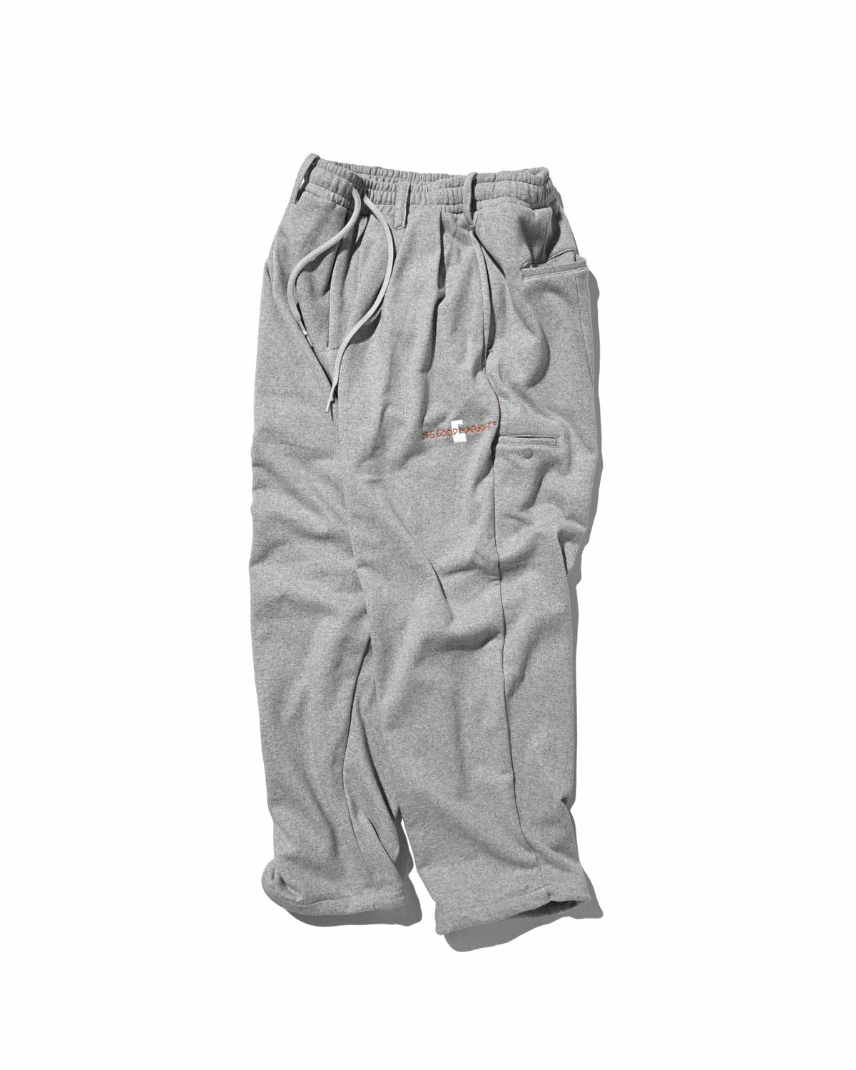 【10.4 SUN 20:00- IN STOCK】【LIMITED】 “C×YES GOOD MARKET" CITY UNIFORM VENTILATION SWEATPANTS (TOP GRAY)