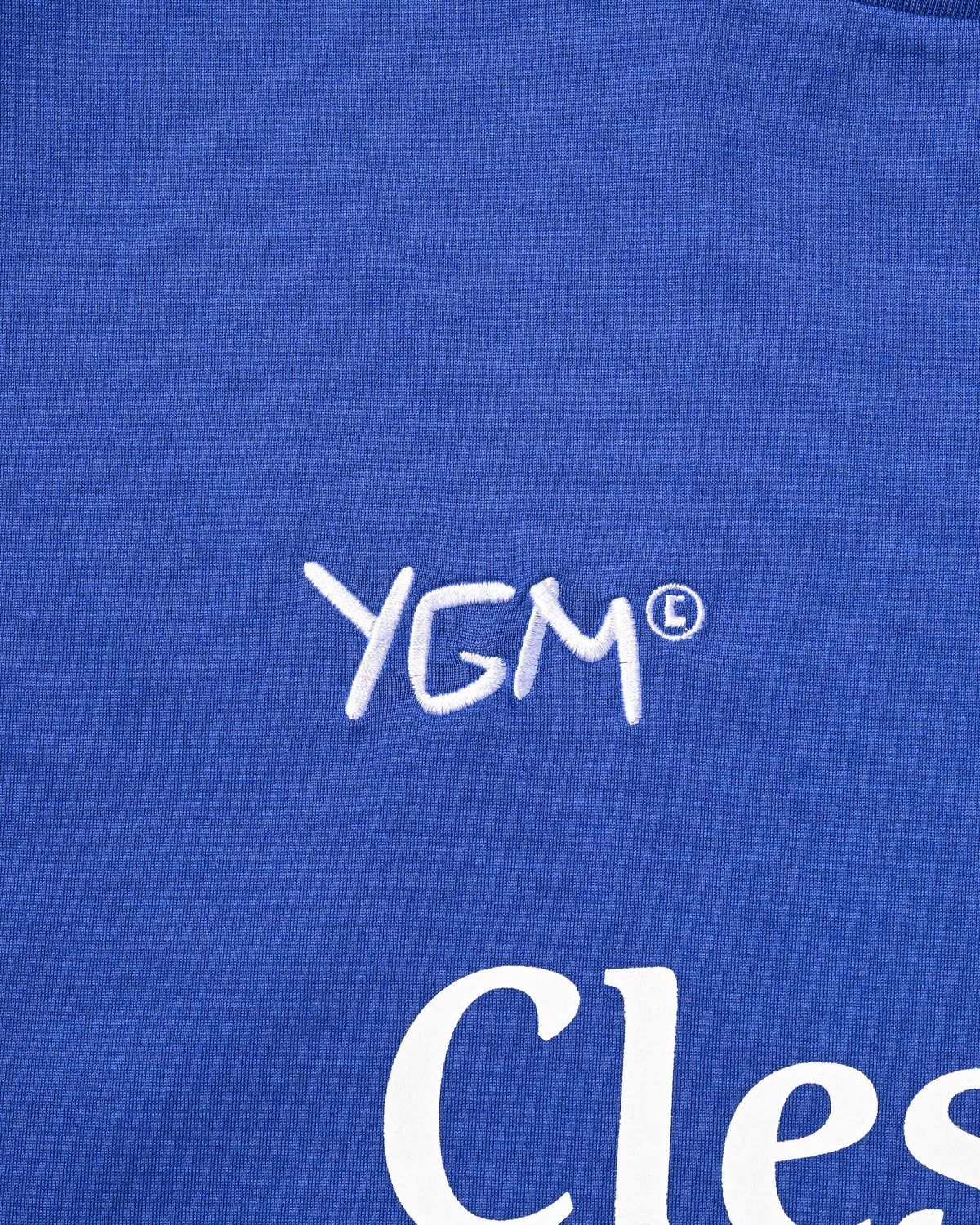 【10.4 SUN 20:00- IN STOCK】【LIMITED】 “YES GOOD MARKET" CITY S/S GAME T-SHIRT WITH DRAWSTRINGS (BLUE)