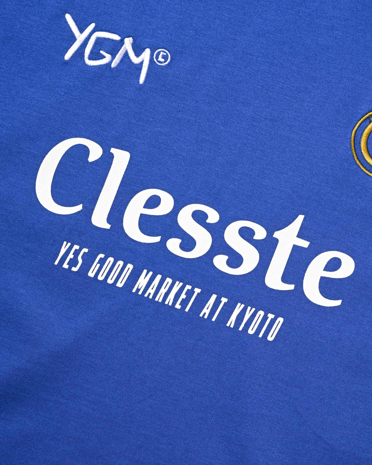 【10.4 SUN 20:00- IN STOCK】【LIMITED】 “YES GOOD MARKET" CITY S/S GAME T-SHIRT WITH DRAWSTRINGS (BLUE)
