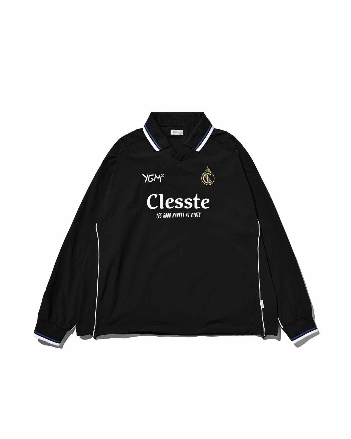 【10.4 SUN 20:00- IN STOCK】【LIMITED】 “YES GOOD MARKET" ACTIVE CITY L/S GAME SHIRT (BLACK)