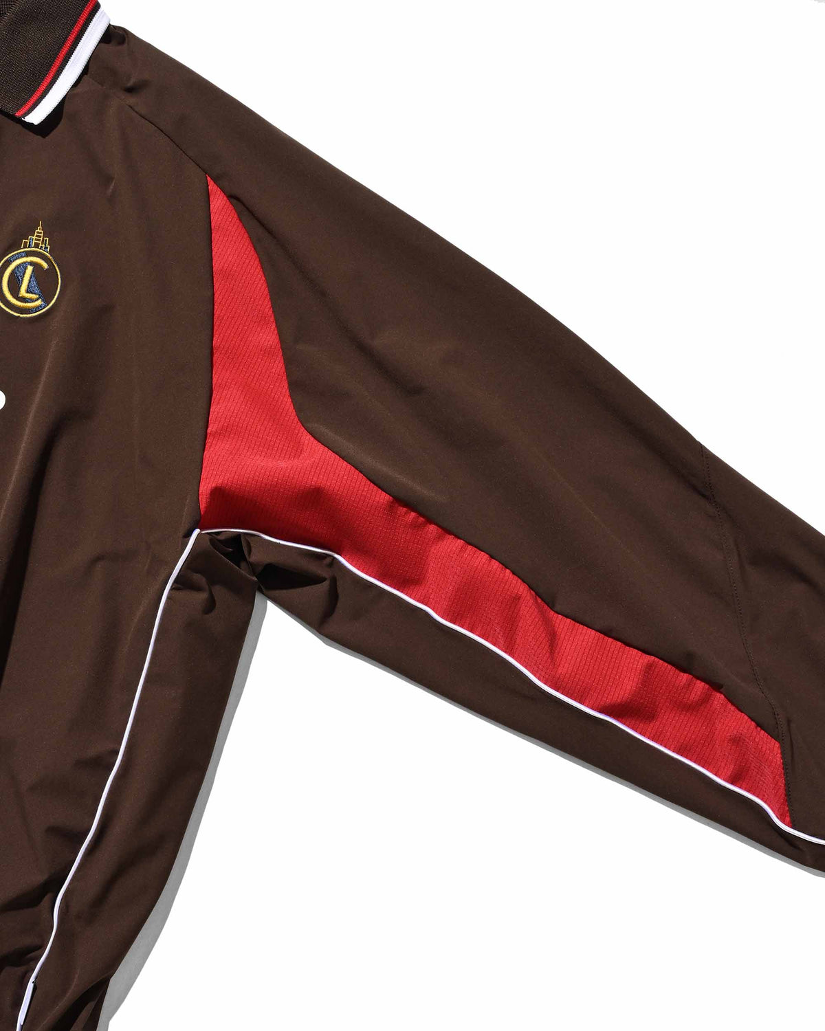 【10.4 SUN 20:00- IN STOCK】【LIMITED】 “YES GOOD MARKET" ACTIVE CITY L/S GAME SHIRT (BROWN)
