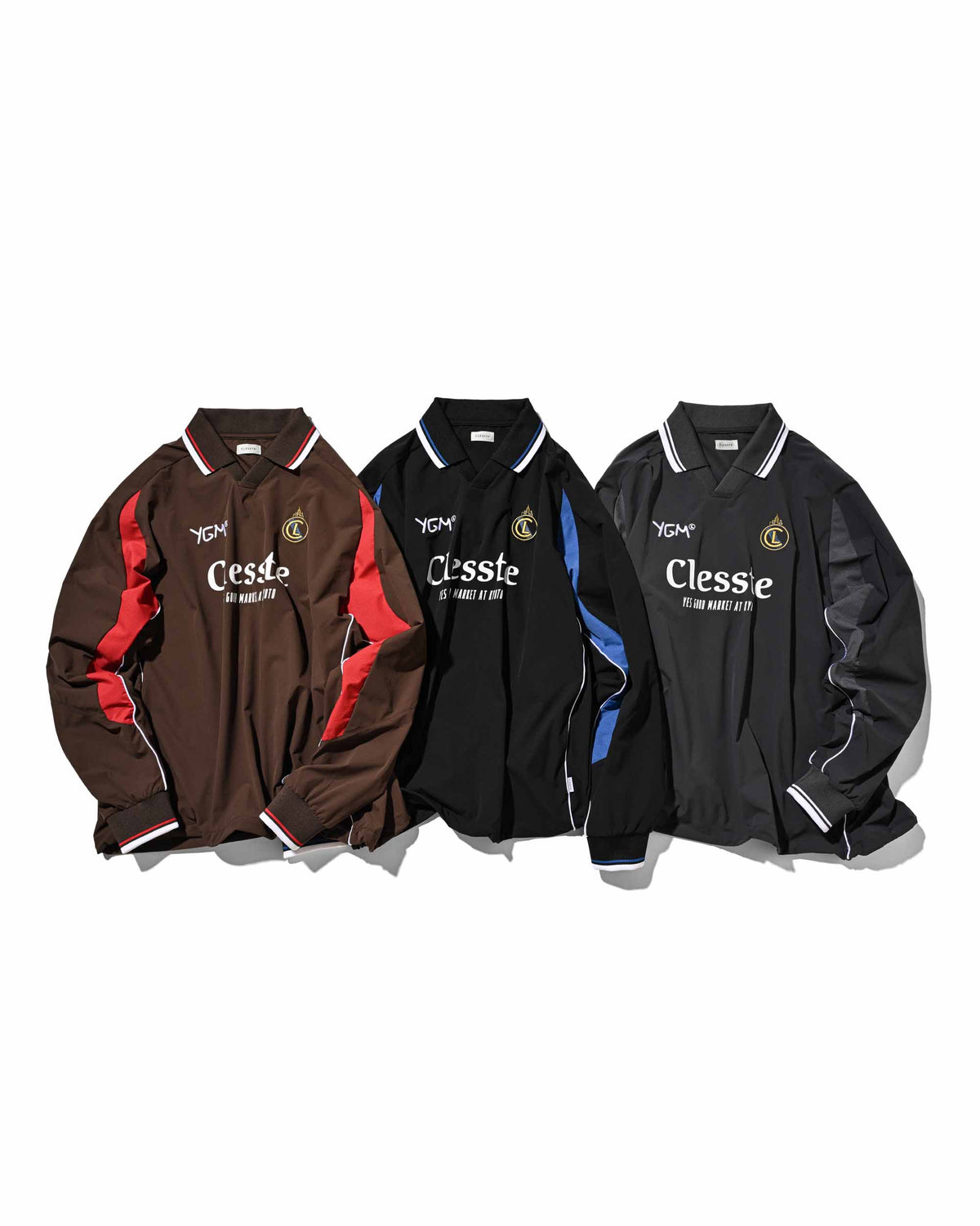 【10.4 SUN 20:00- IN STOCK】【LIMITED】 “YES GOOD MARKET" ACTIVE CITY L/S GAME SHIRT (BLACK)
