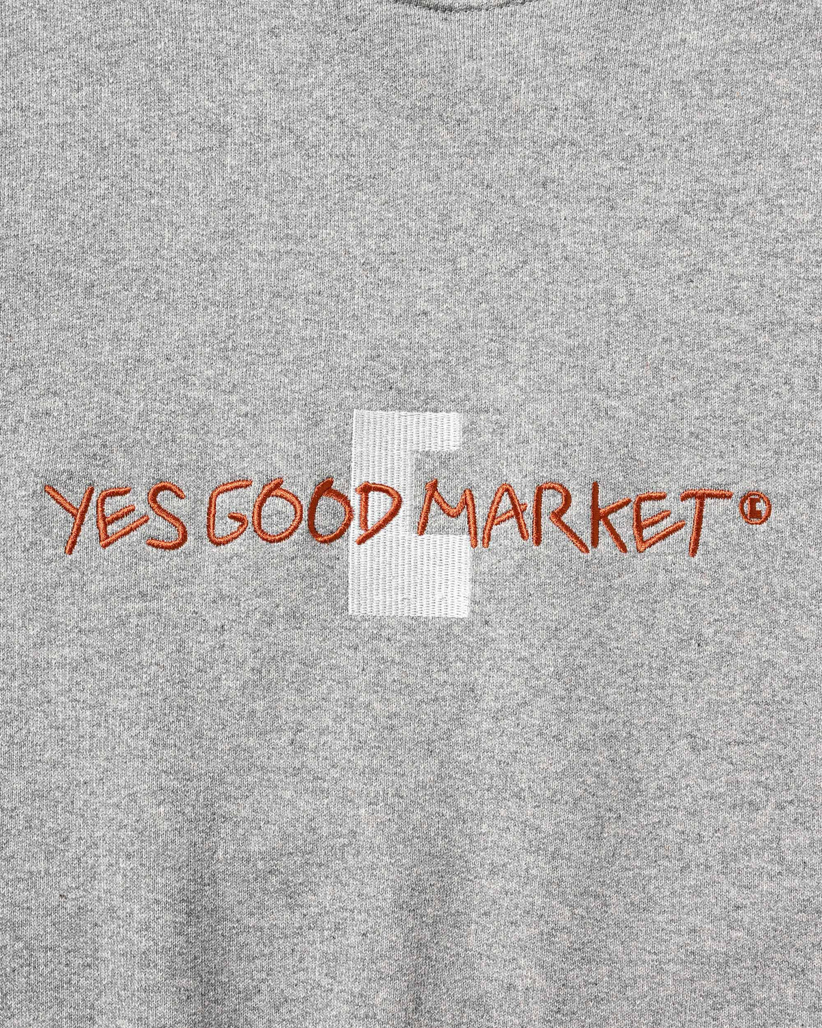 【10.4 SUN 20:00- IN STOCK】【LIMITED】 “C×YES GOOD MARKET"  L/S SWEATSHIRT (TOP GRAY)