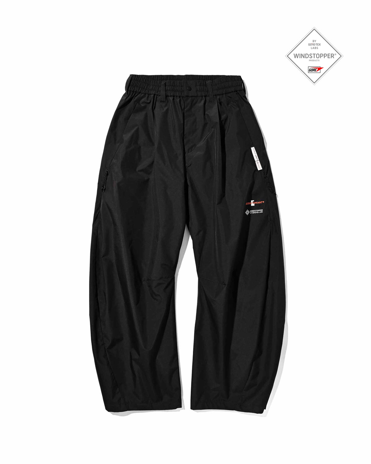 【10.4 SUN 20:00- IN STOCK】【LIMITED】“C×YES GOOD MARKET"+PHENIX WINDSTOPPER® BY GORE-TEX LABS CITY BARREL LEG PANTS (BLACK)