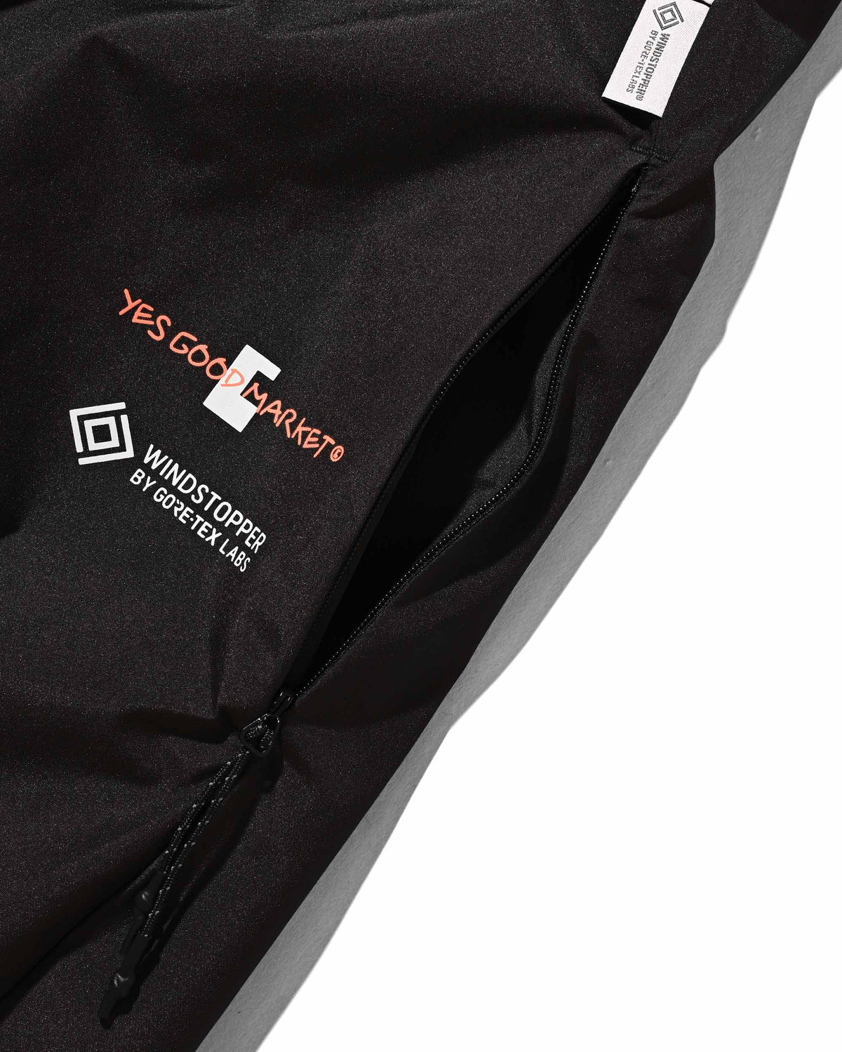 【10.4 SUN 20:00- IN STOCK】【LIMITED】“C×YES GOOD MARKET"+PHENIX WINDSTOPPER® BY GORE-TEX LABS CITY BARREL LEG PANTS (BLACK)
