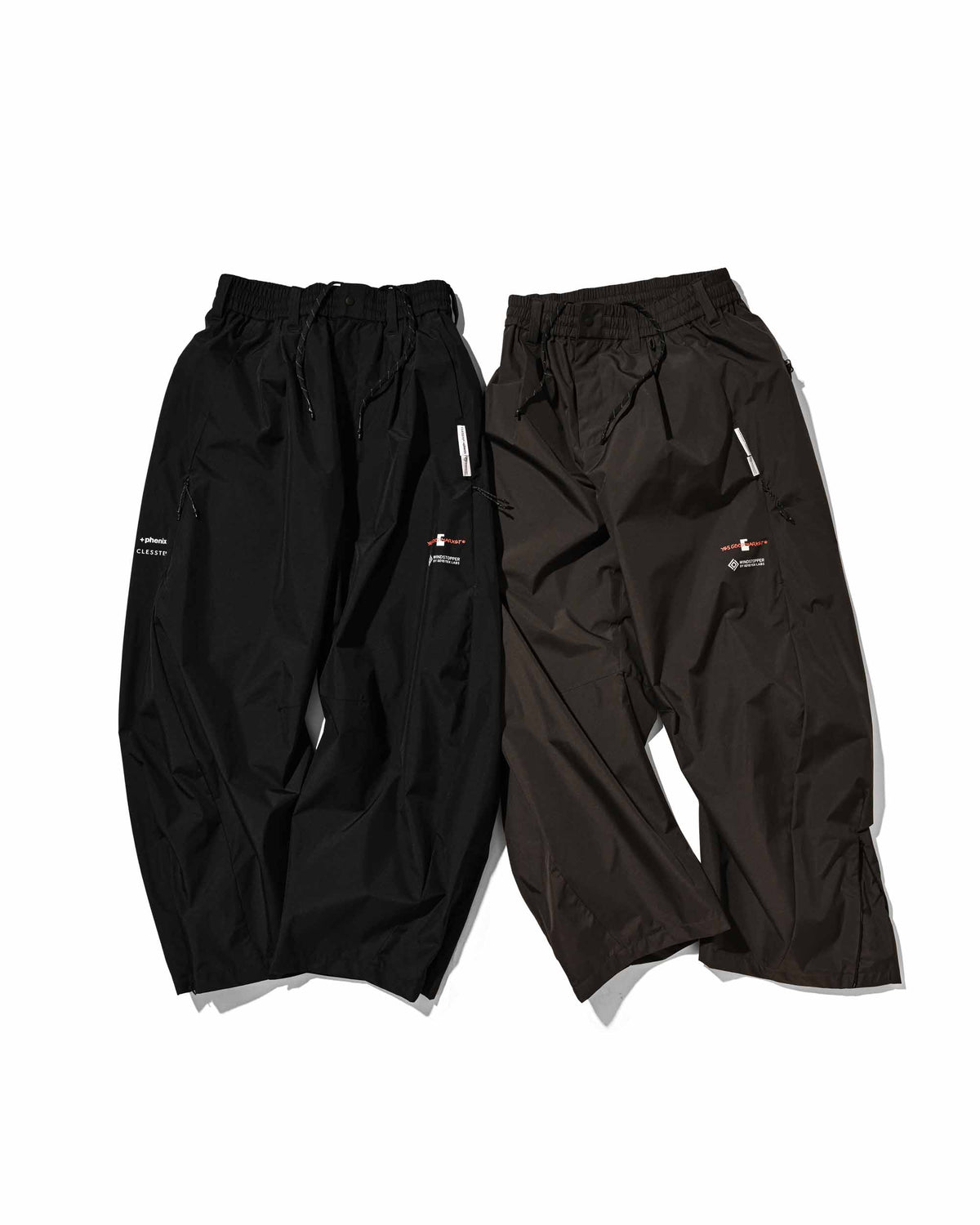 【10.4 SUN 20:00- IN STOCK】【LIMITED】“C×YES GOOD MARKET"+PHENIX WINDSTOPPER® BY GORE-TEX LABS CITY BARREL LEG PANTS (BLACK)