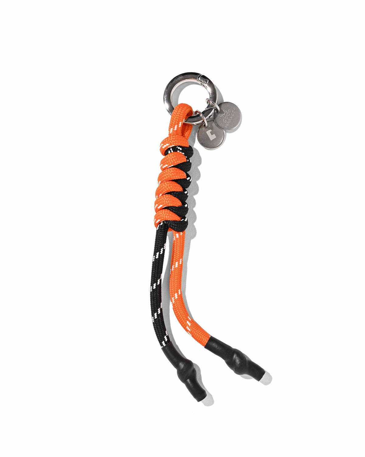 【10.4 SUN 20:00- IN STOCK】【LIMITED】'“YES GOOD MARKET"'CORD CHARMS 002 (ORANGE×BLACK)
