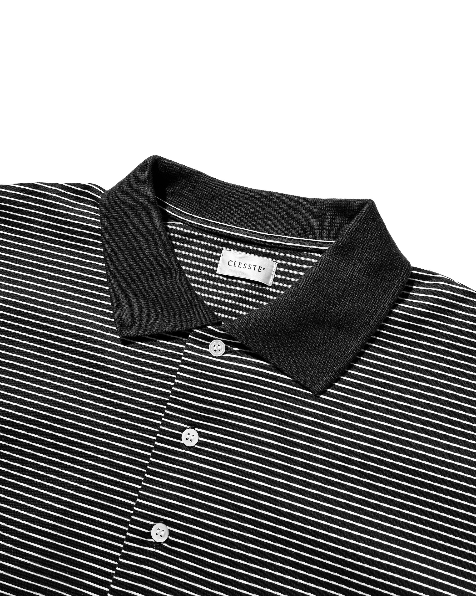 7.12 SAT 20:00- IN STOCK】EMBROIDERY LOGO STRIPED S/S POLO