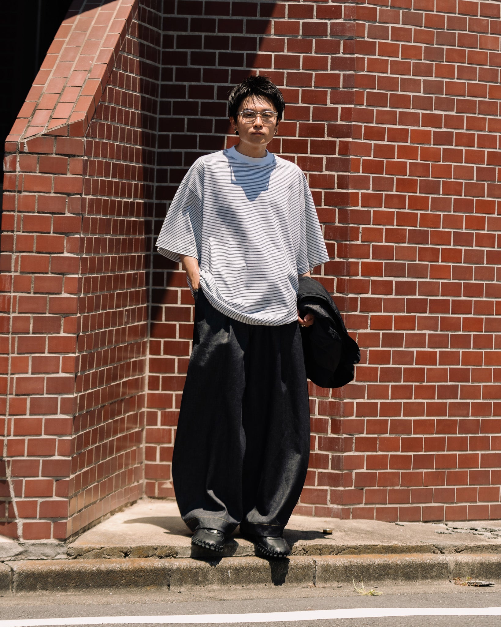 トップス clesste STRIPED MASSIVE L/S T-SHIRT CLESSTE STRIPED MASSIVE L/S T-SHIRT