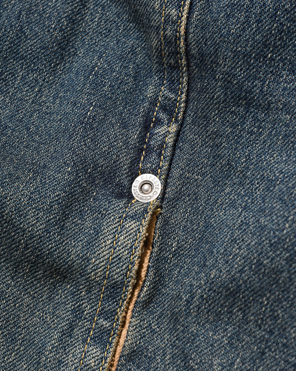 【10.10 SAT 20:00- IN STOCK】 VINTAGE DYED SELVEDGE DENIM FUTURE TRUCKER JACKET (VINTAGE INDIGO)